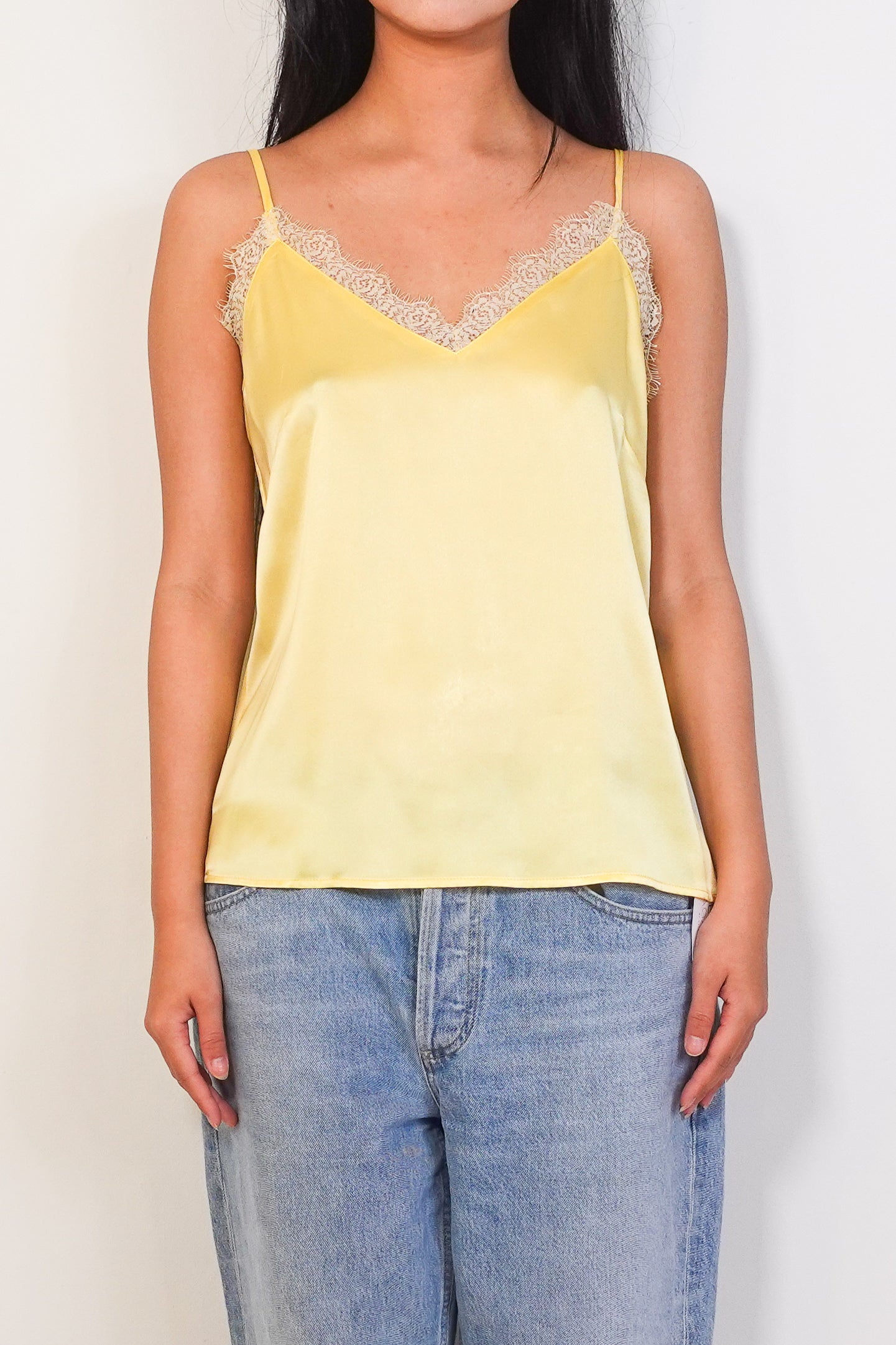 Silk yellow camisole RRP £135