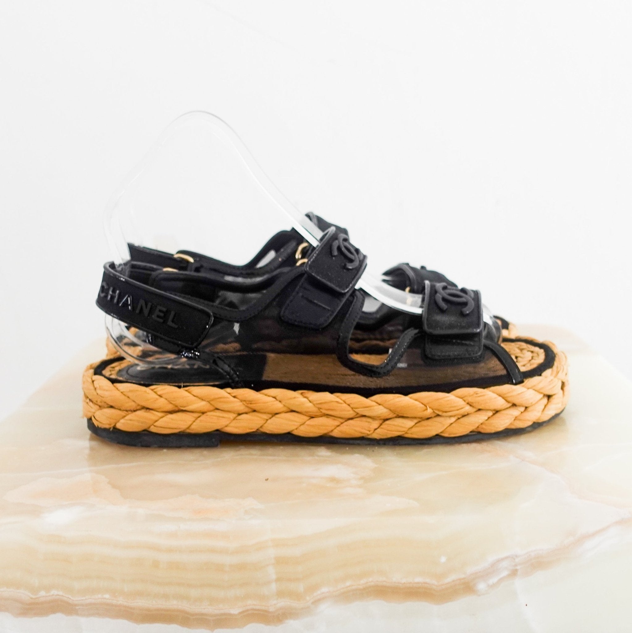 Chanel Dad Sandals RRP £1.3k | Authentic Preloved - Reloved Again