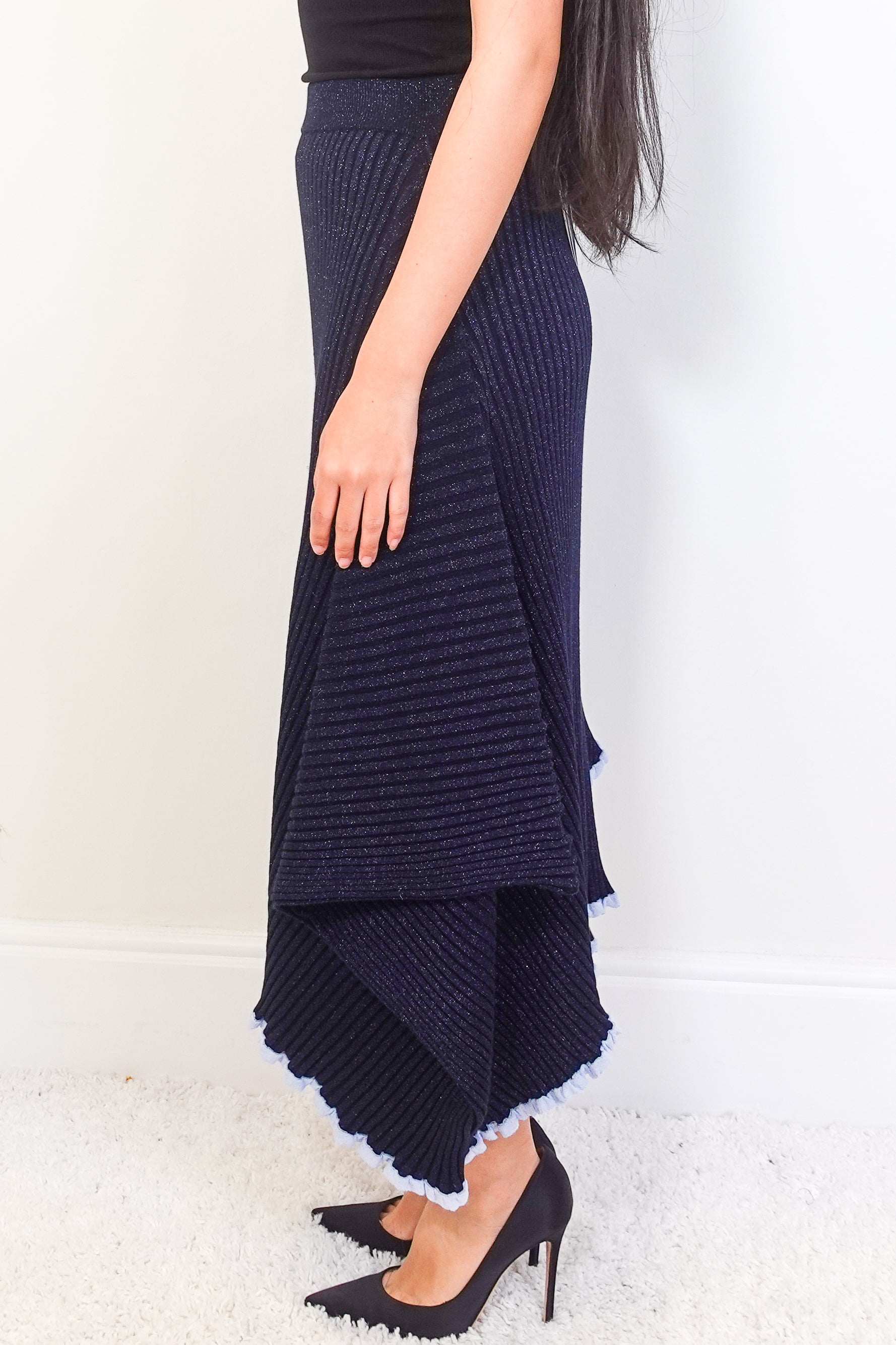 NEW Navy Infinity Skirt RRP £650