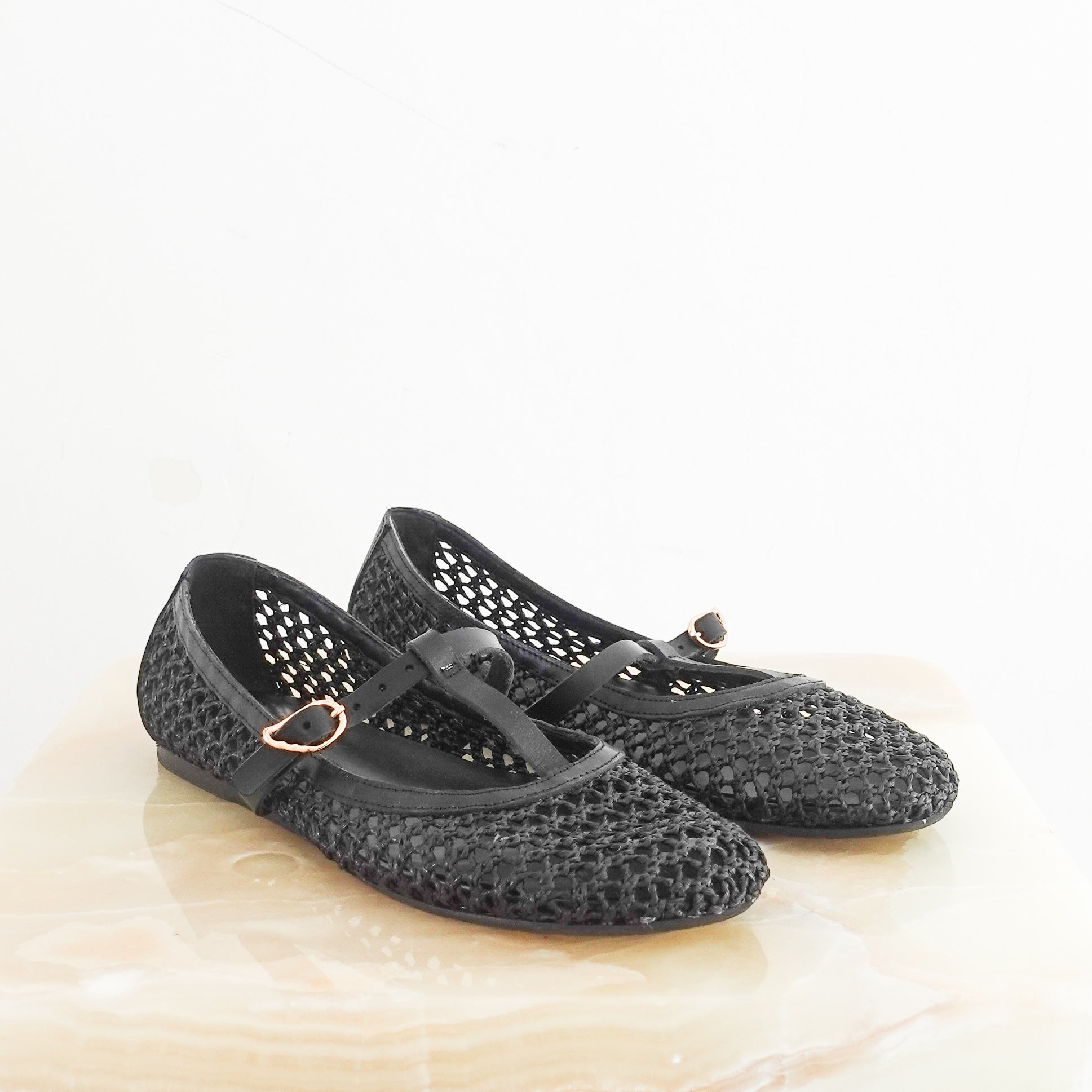 Mesh ballet flats RRP £415