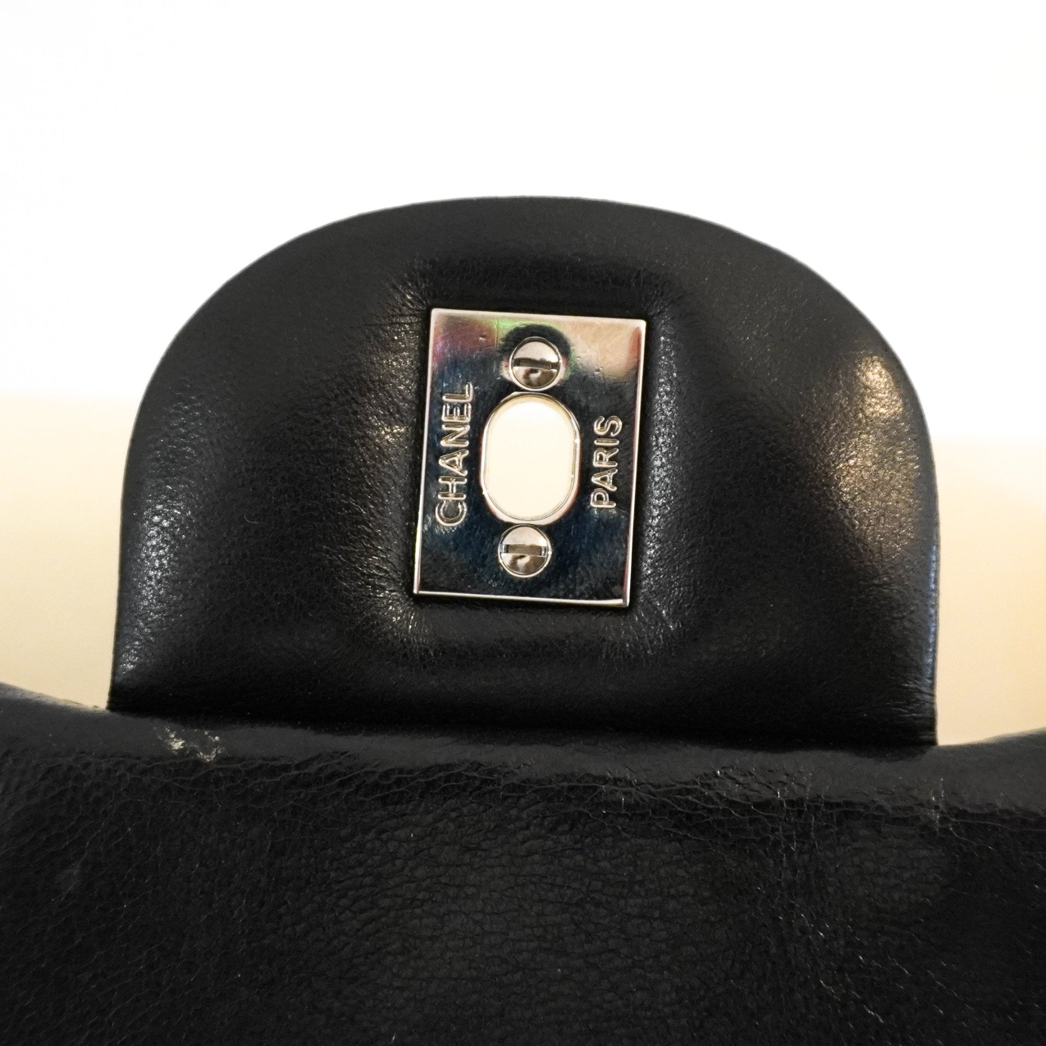 Chanel Jumbo Lambskin Classic Single Flap Bag Black RRP £10k | Authentic Preloved - Reloved Again