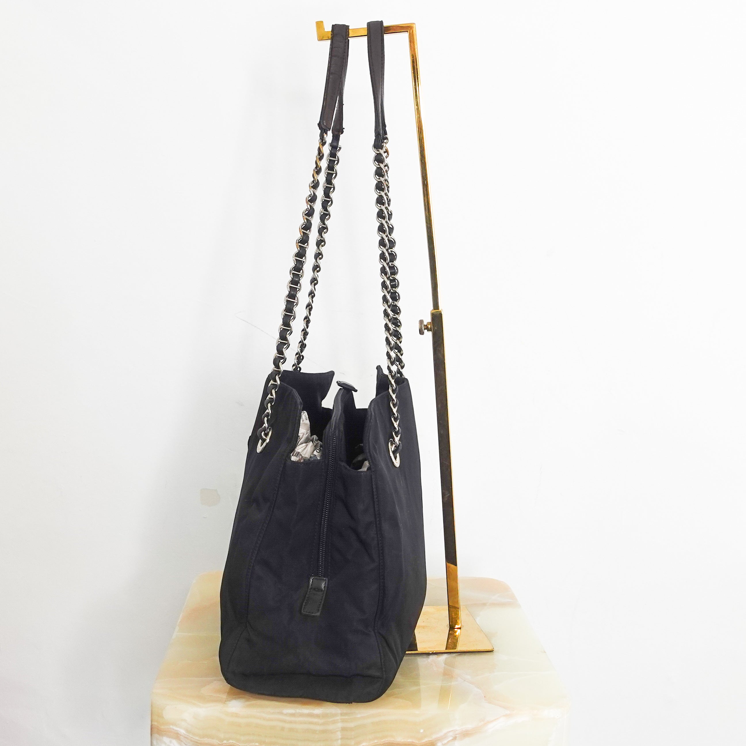 Nylon shopper tote RRP £1k