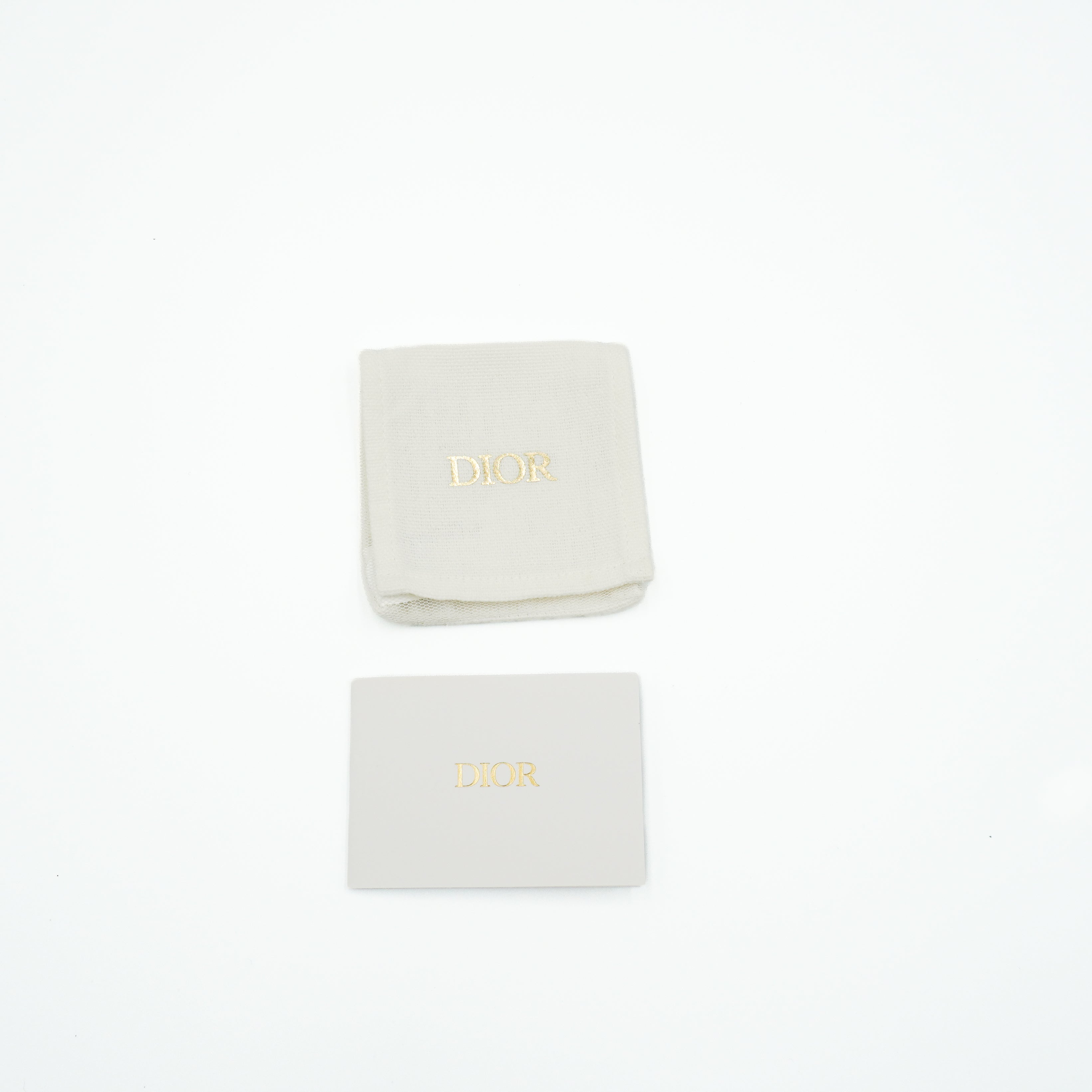 Dior CD Drop Earrings in Gold-Tone Metal (RRP £330) | Authentic Preloved FINAL SALE