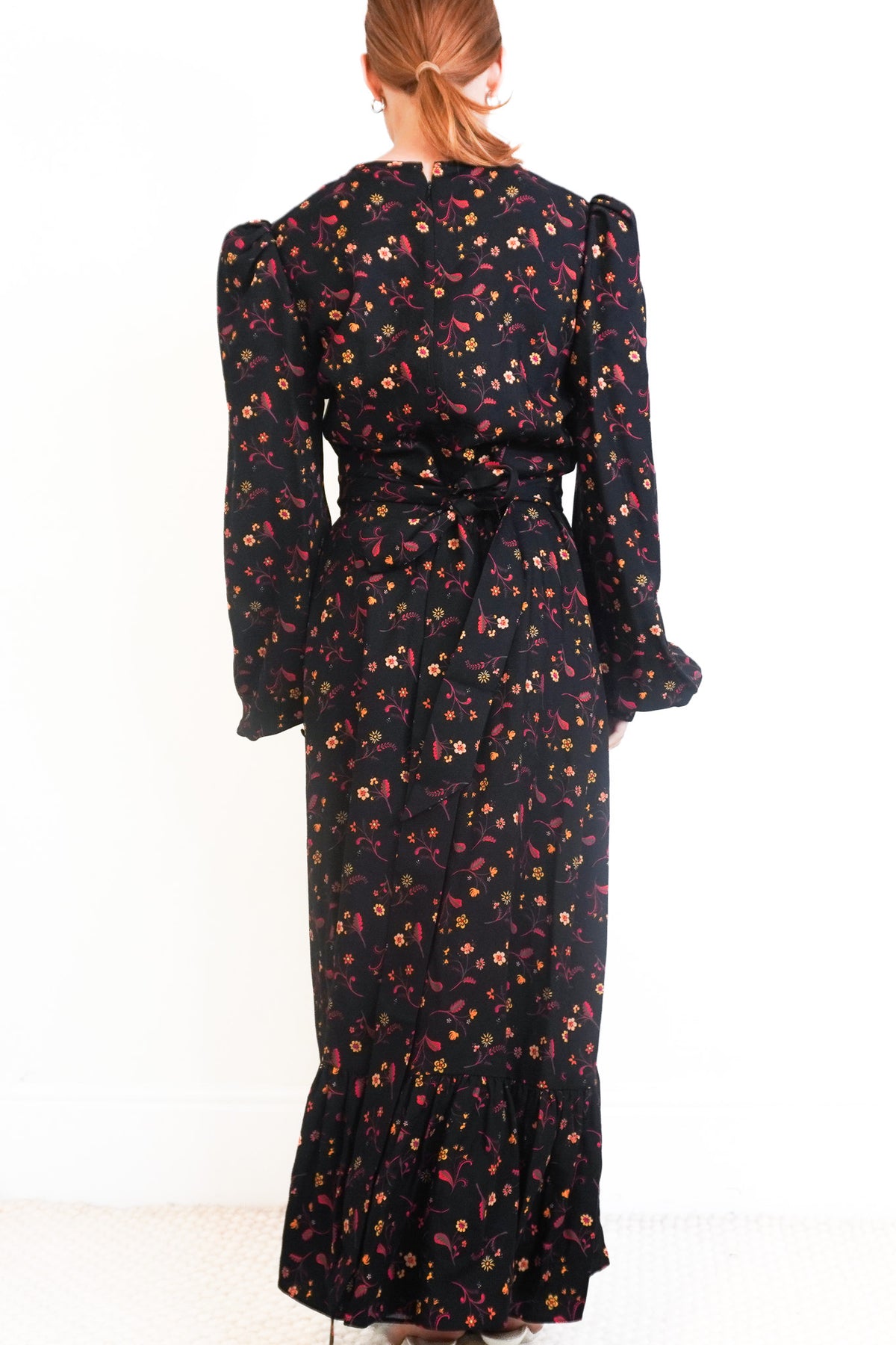 The Vampires Wife Black Floral Dress (RRP £1700) | Authentic Preloved