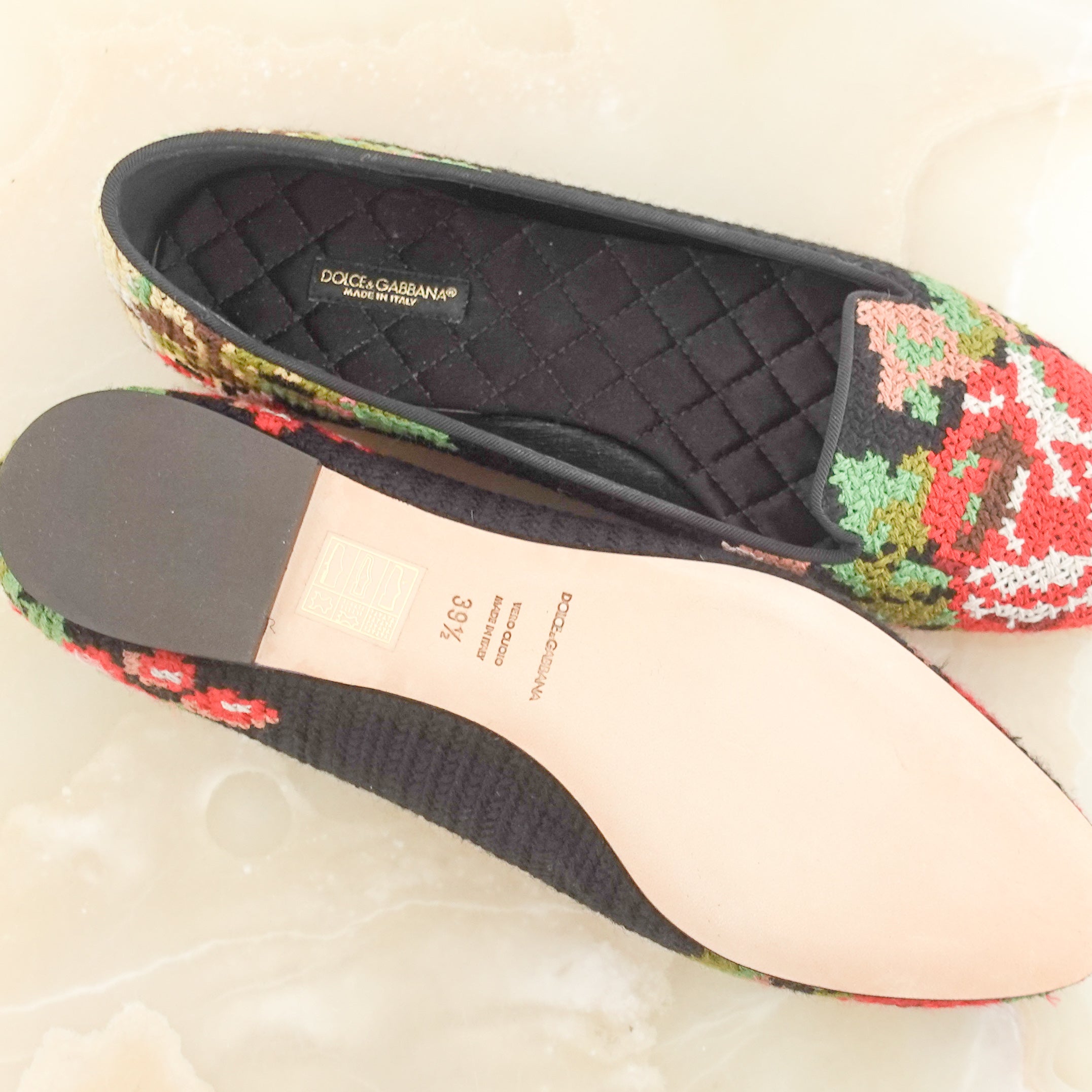 Tapestry ballerina flats RRP £325