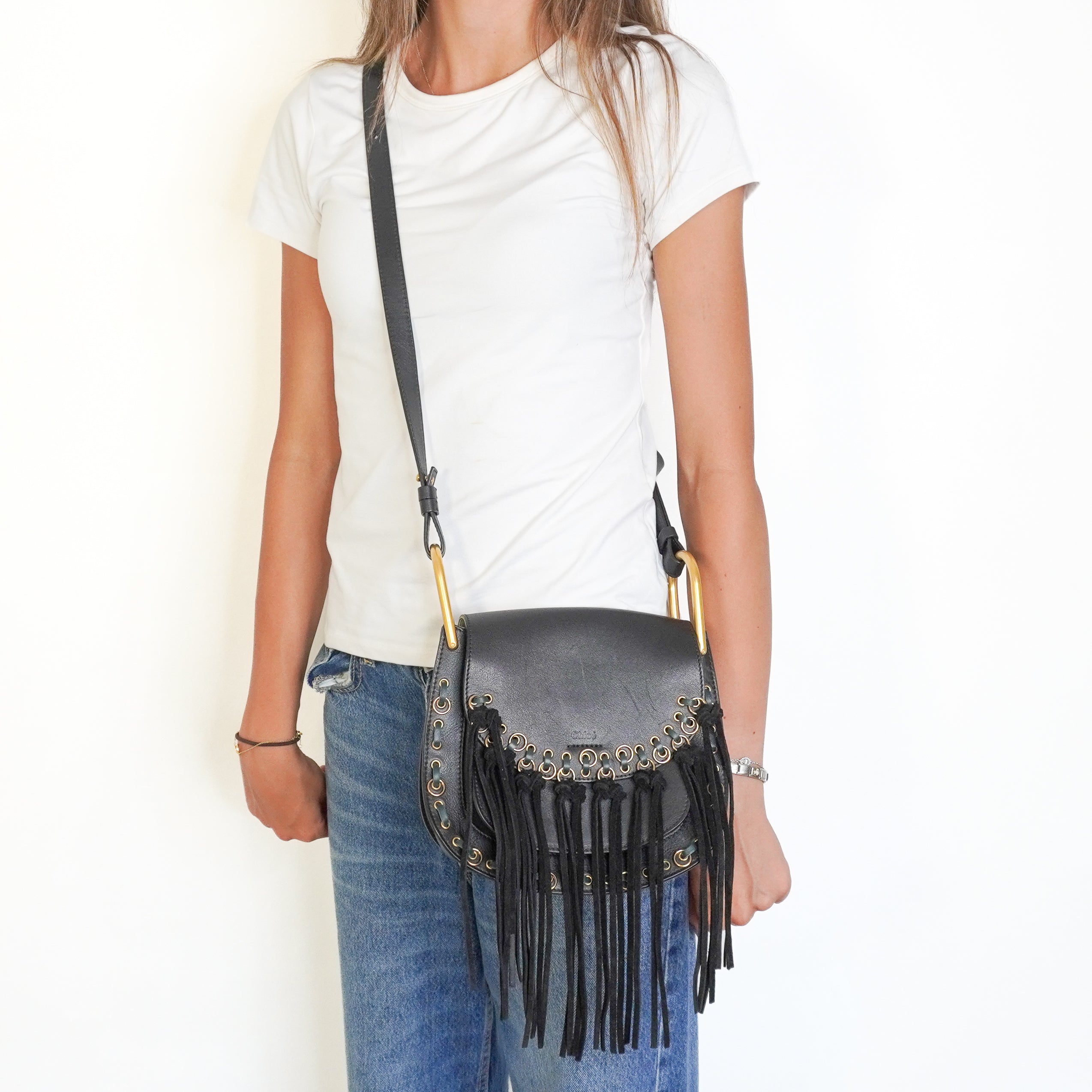 Chloé Small Hudson Bag Black Leather (RRP £1300) | Authentic Preloved