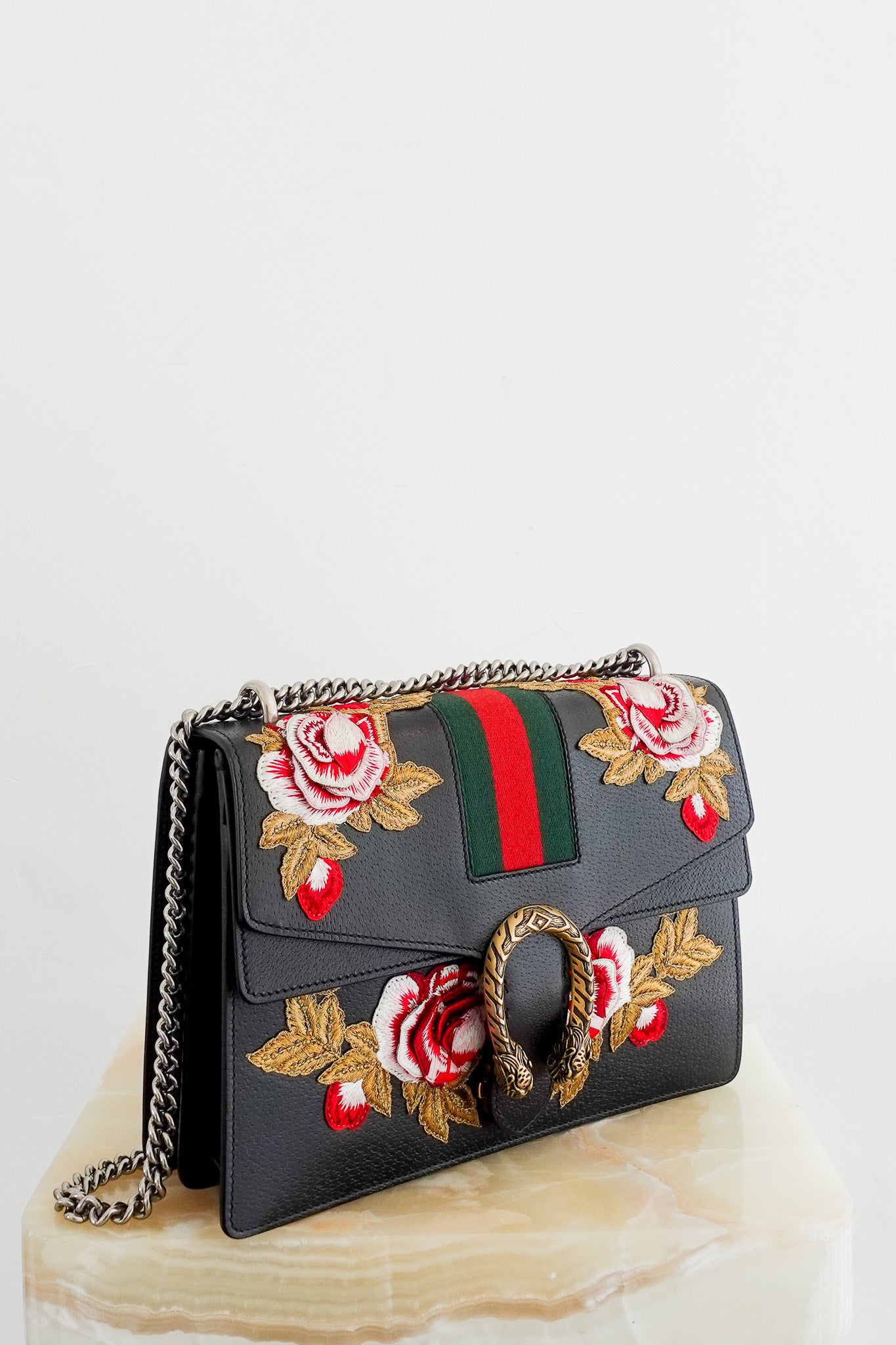 NEW Gucci Dionysus Web Stripe Floral Bag RRP £1750 | Authentic Preloved