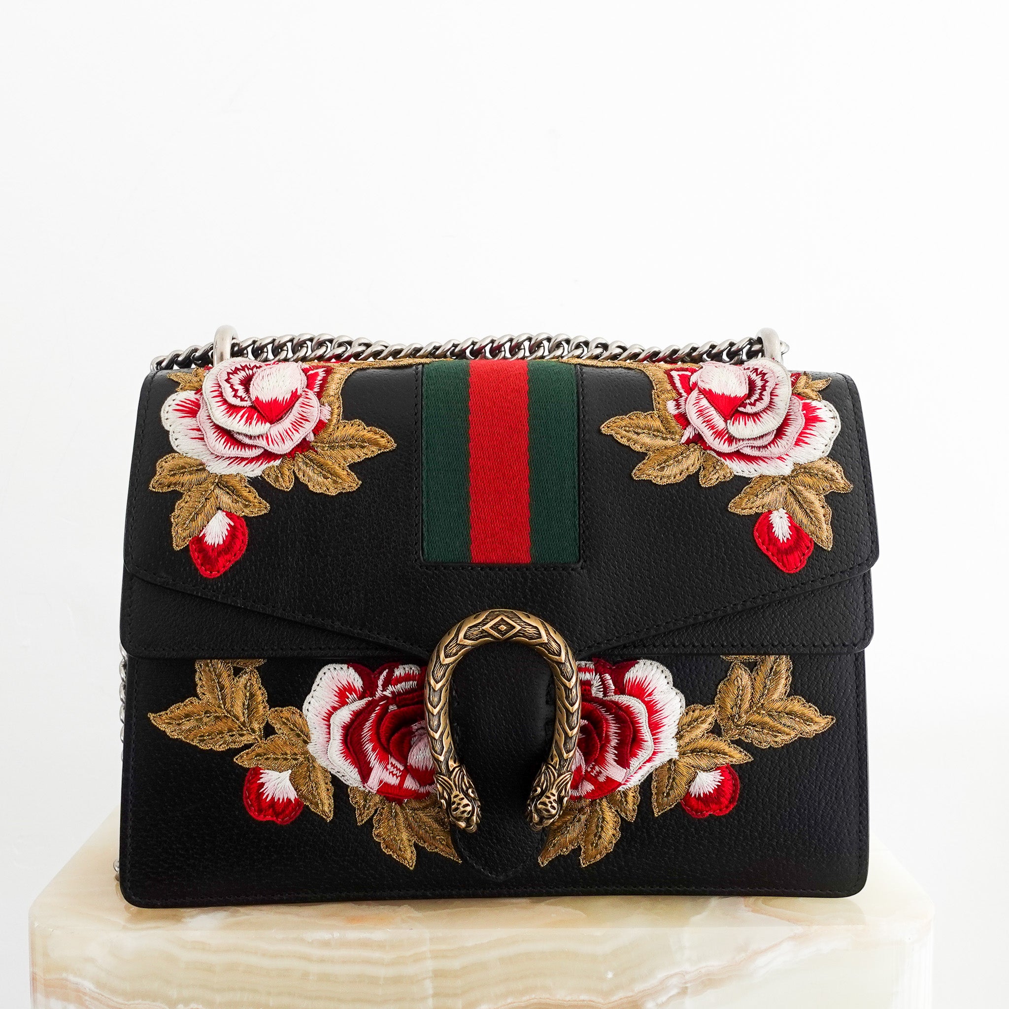 NEW Gucci Dionysus Web Stripe Floral Bag RRP £1750 | Authentic Preloved