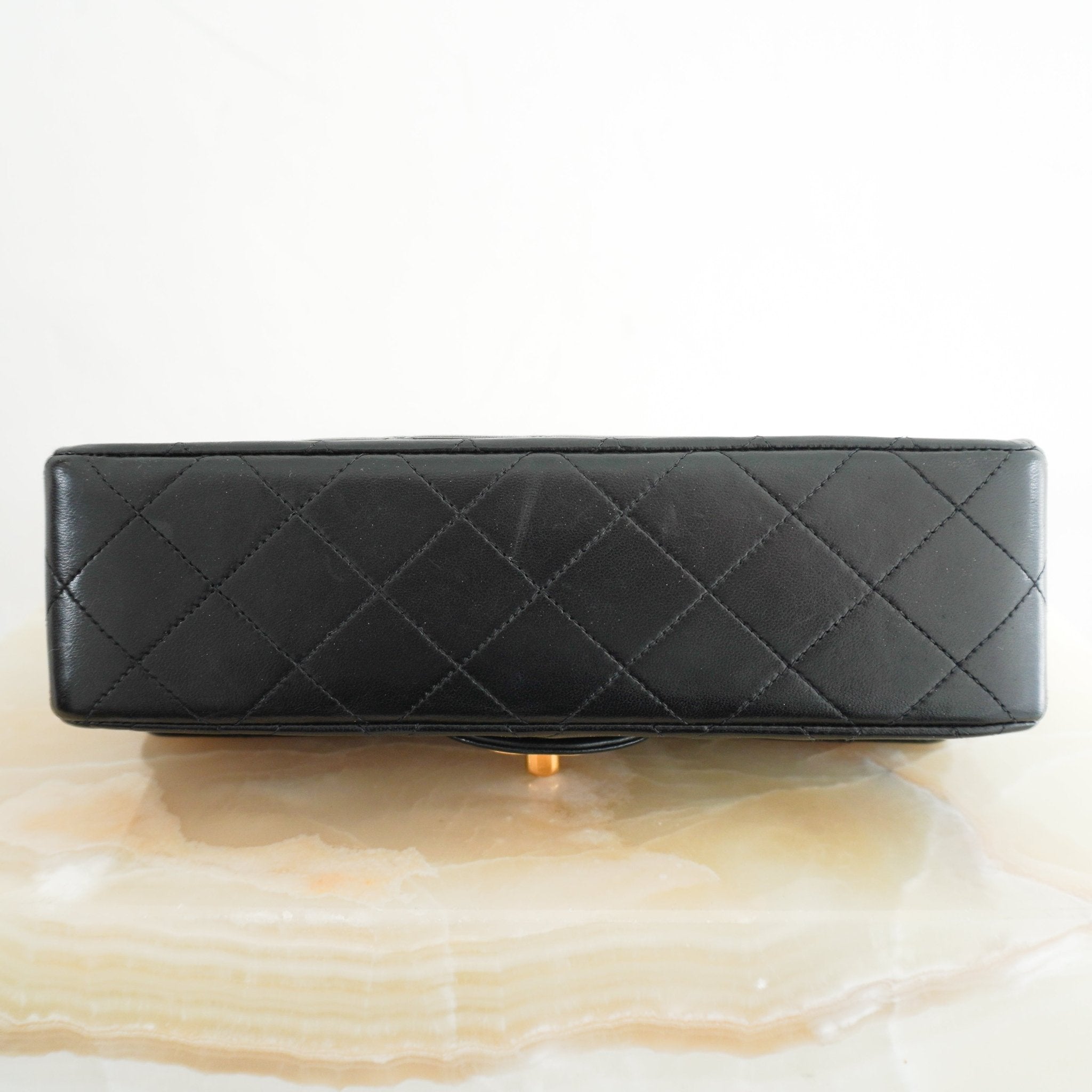 Chanel Small Double Flap Lambskin Leather Bag RRP £8500 | Authentic Preloved [final sale] - Reloved Again