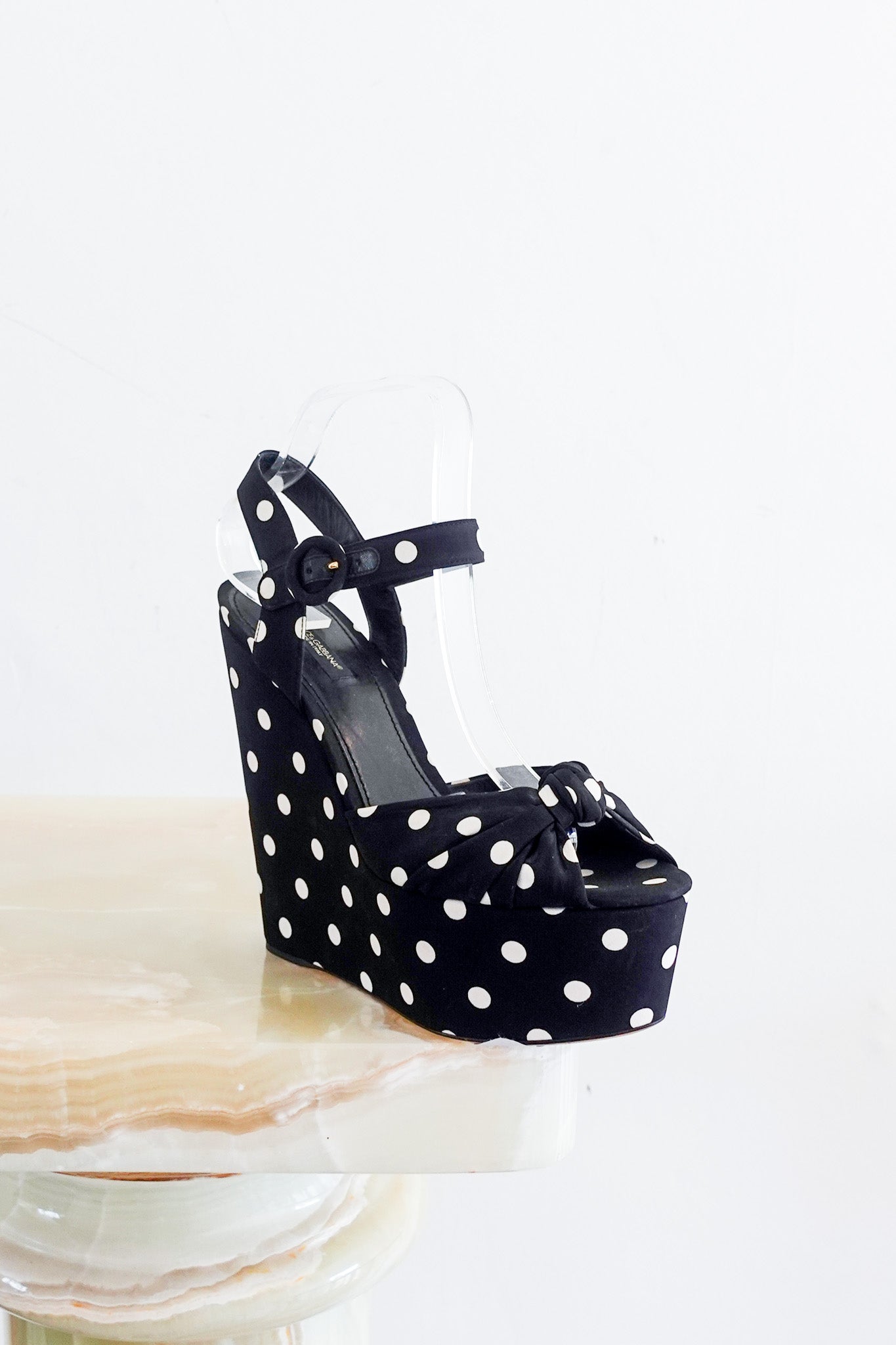 Polka dot wedge RRP £750