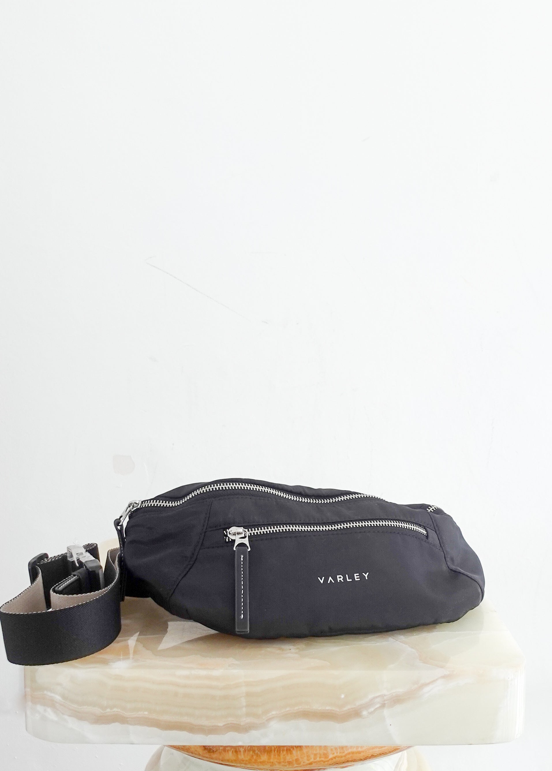 Black nylon bum bag RRP £95