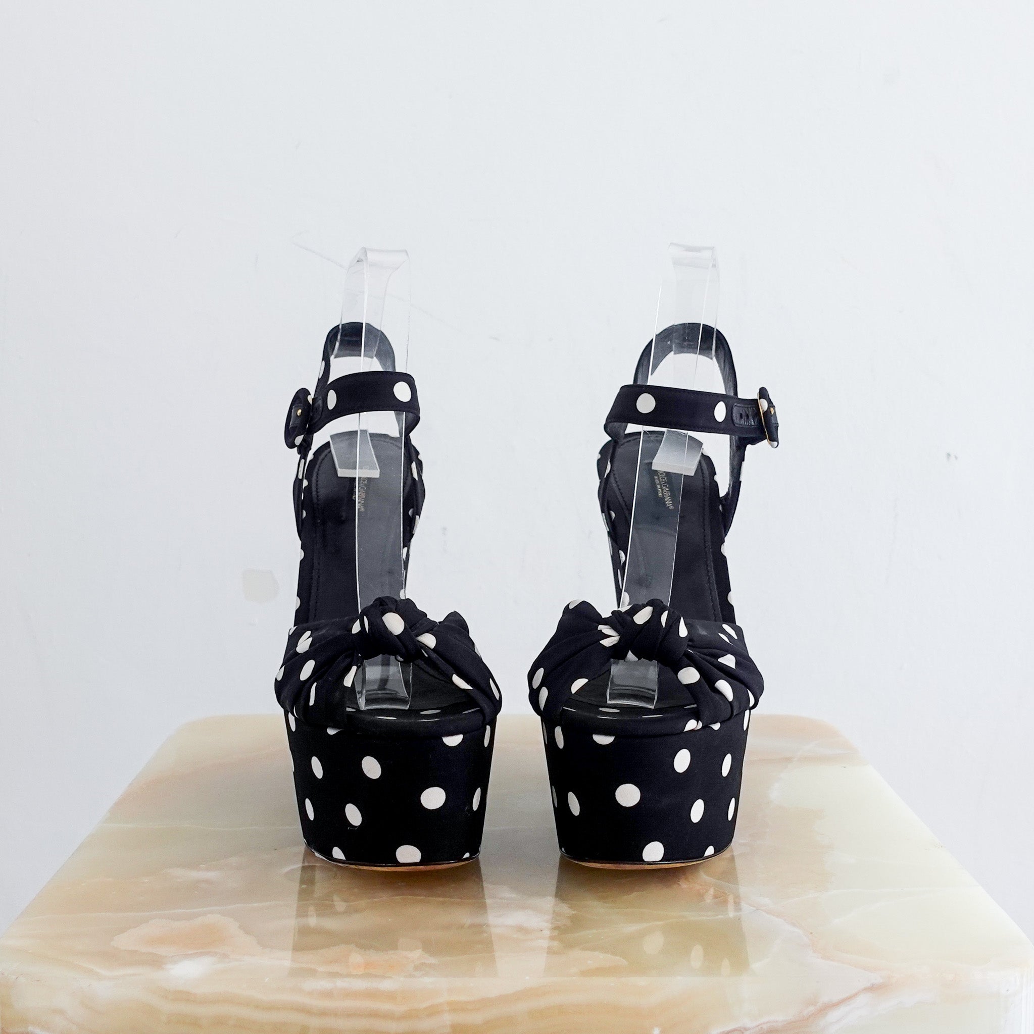 Polka dot wedge RRP £750