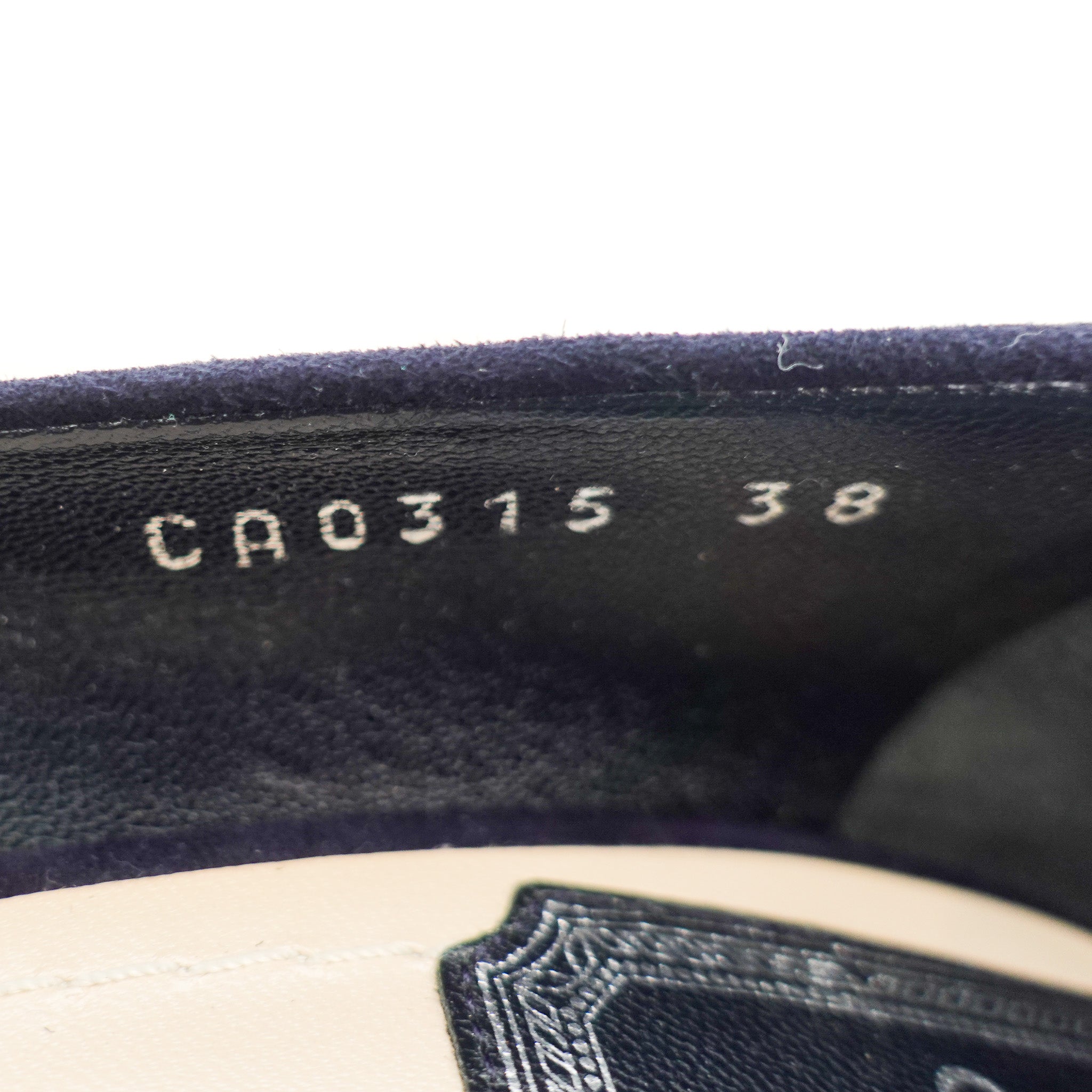 Dior Cannage Suede Navy Pump RRP £560 | Authentic Preloved - Reloved Again
