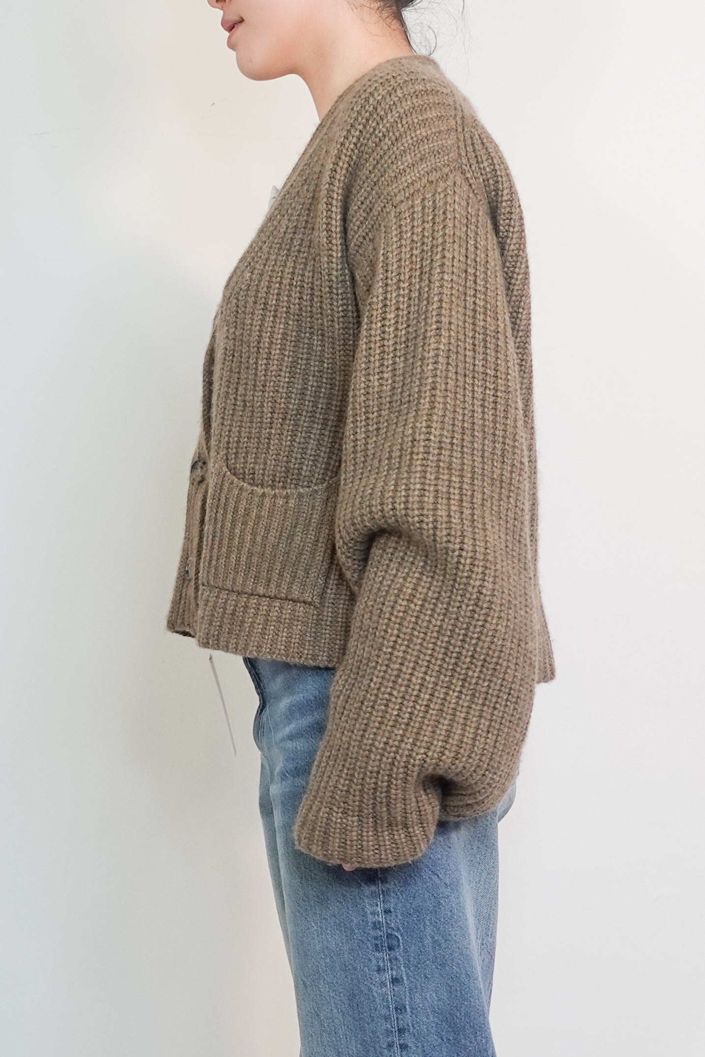 Brown cashmere Cardigan RRP £1800 final sale