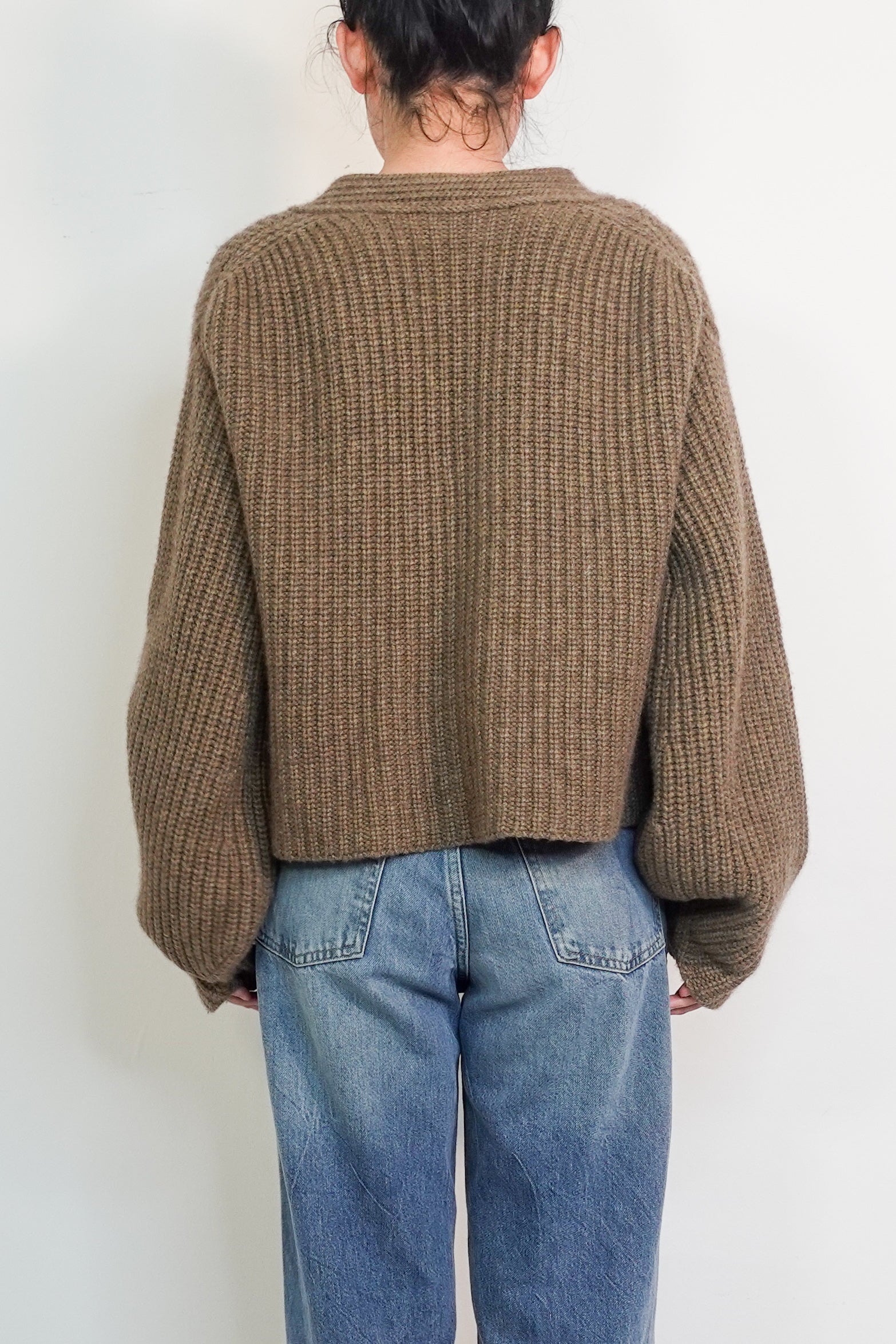 Brown cashmere Cardigan RRP £1800 final sale