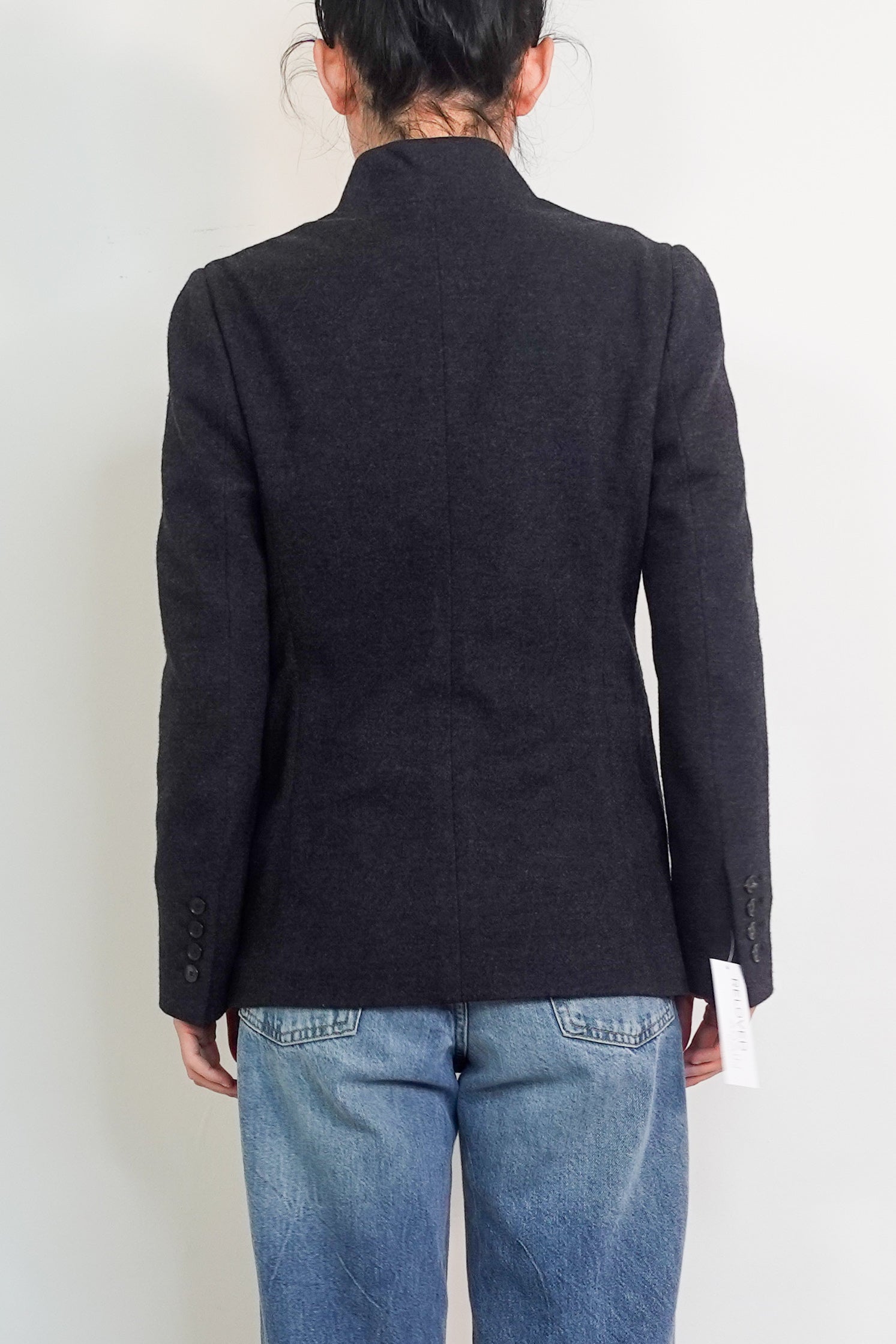 Grey cashmere blazer RRP £1.2K