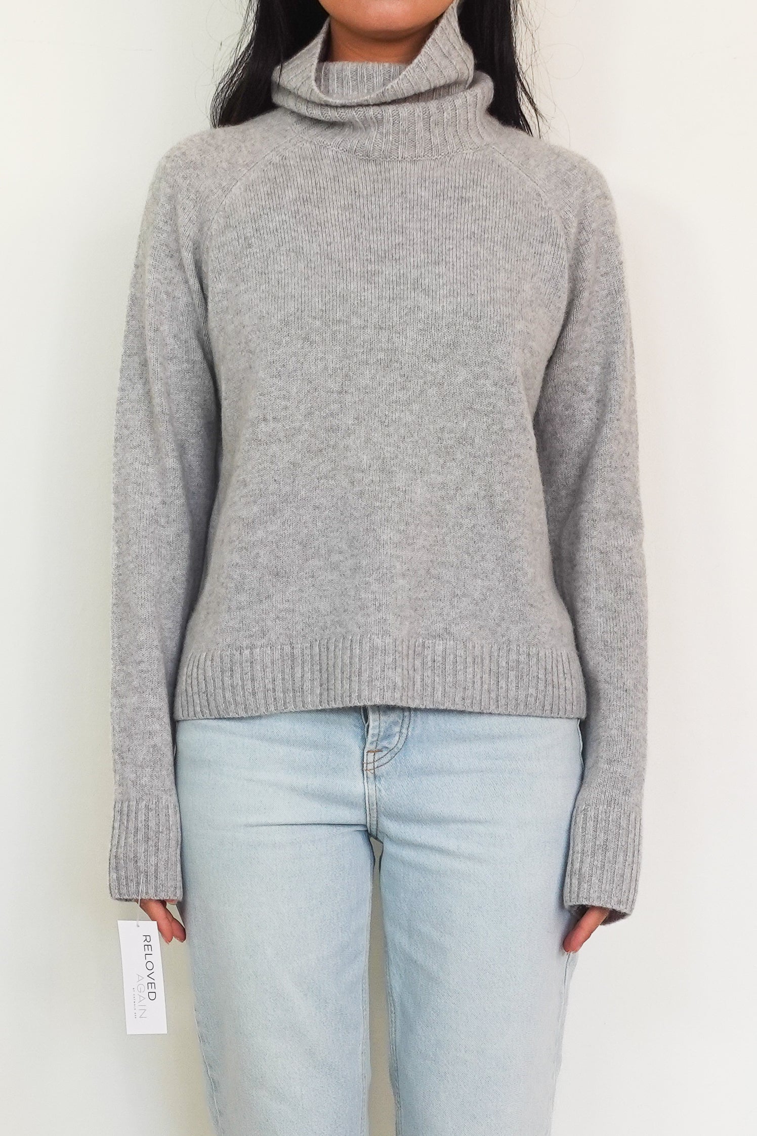 Cashmere sweater grey RRP £250