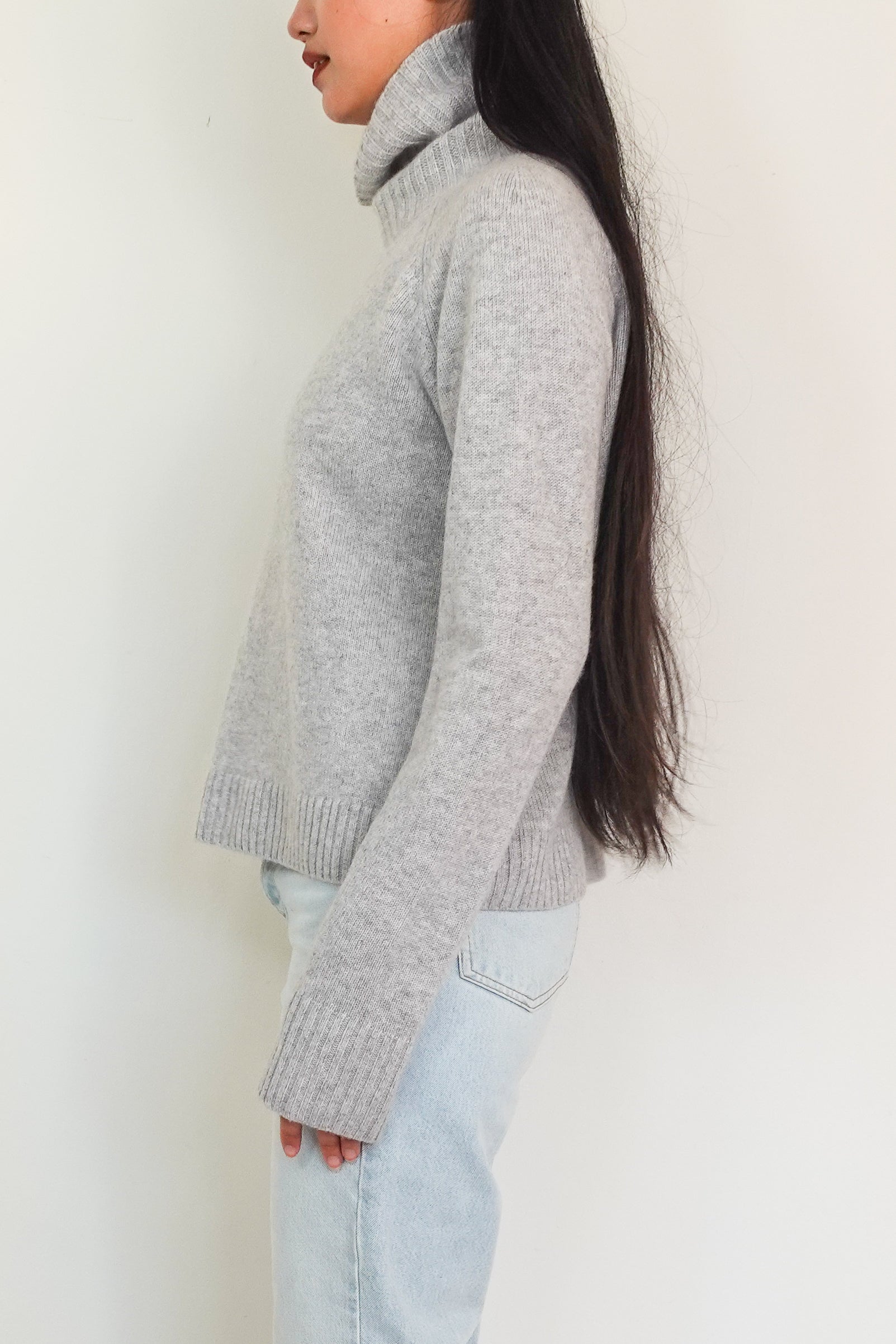 Cashmere sweater grey RRP £250