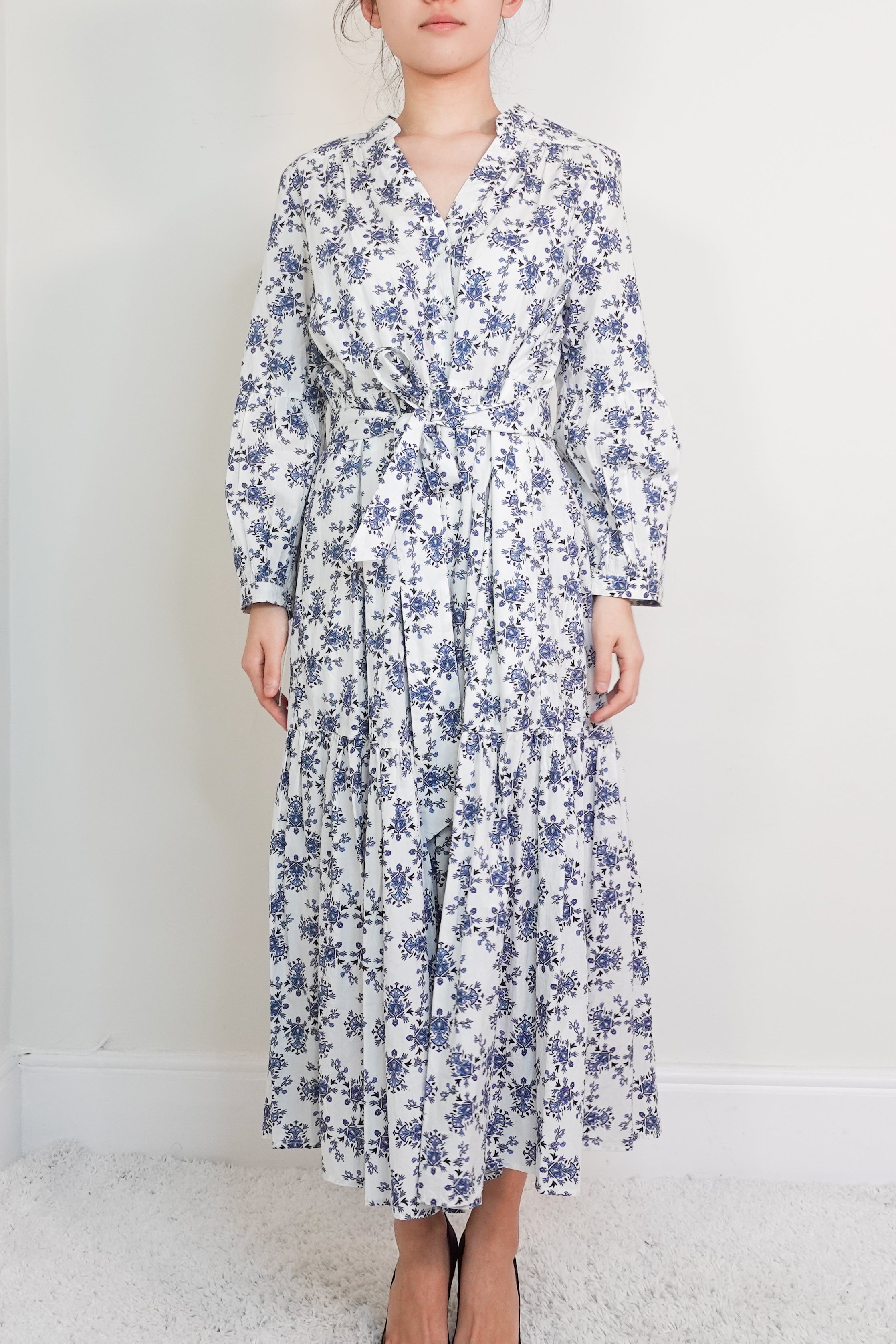 Alice V Neck Cotton Maxi Dress RRP £270