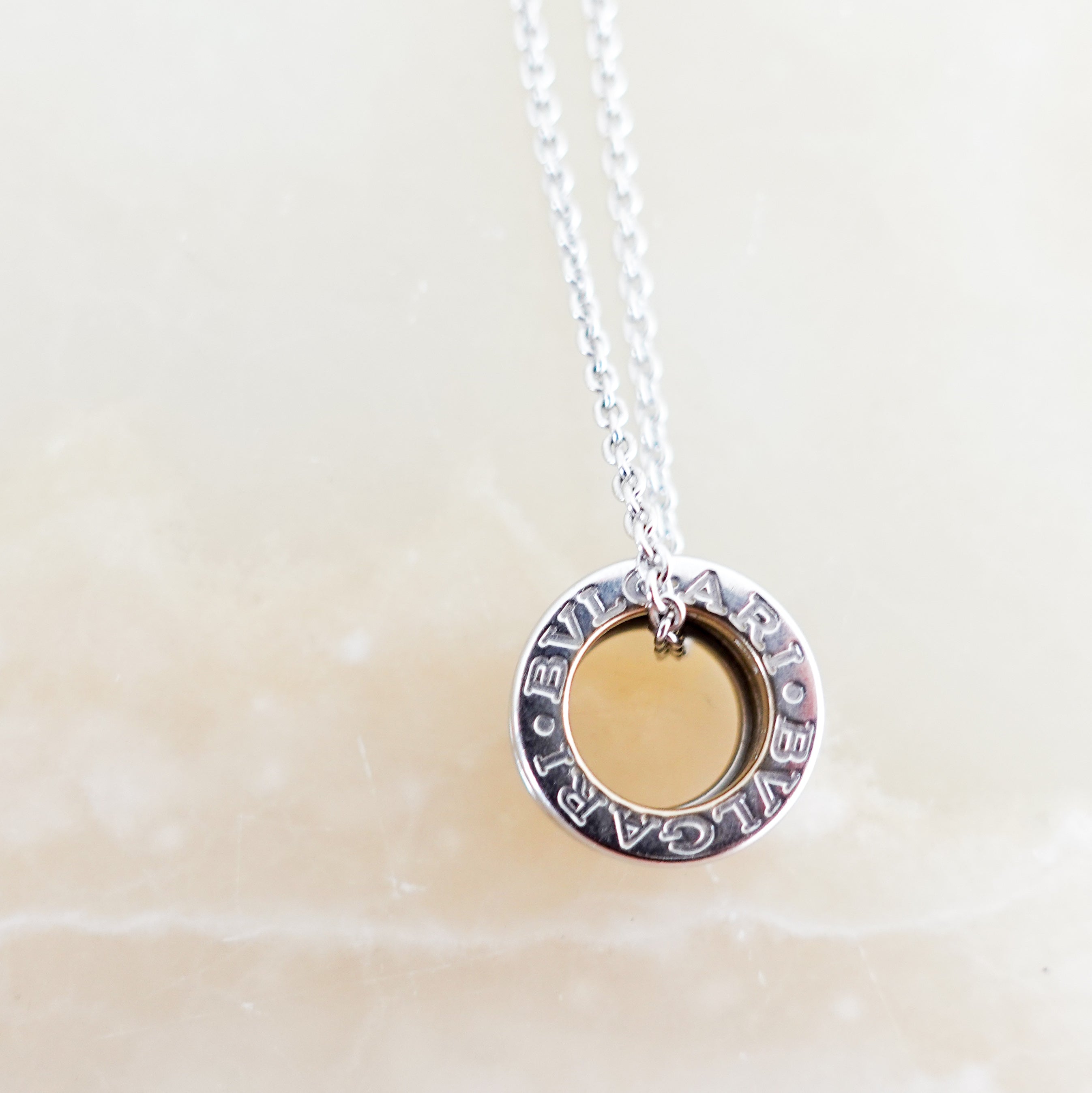 Bulgari White Gold B-Zero Necklace RRP £2.1k | Authentic Preloved