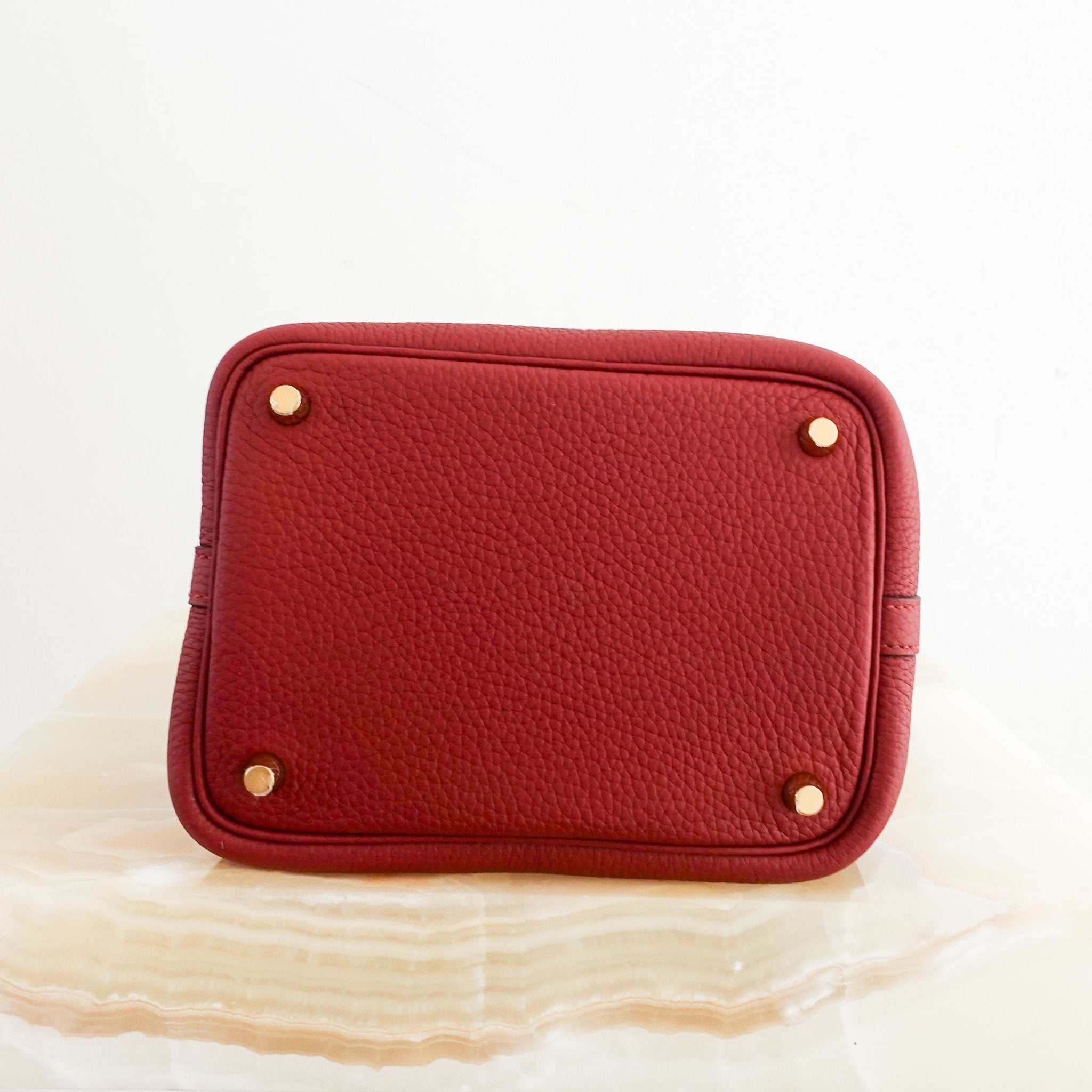 NEW Hermès Picotin Lock 18 Bag – Clemence Leather with Gold Hardware | Authentic Preloved - Reloved Again