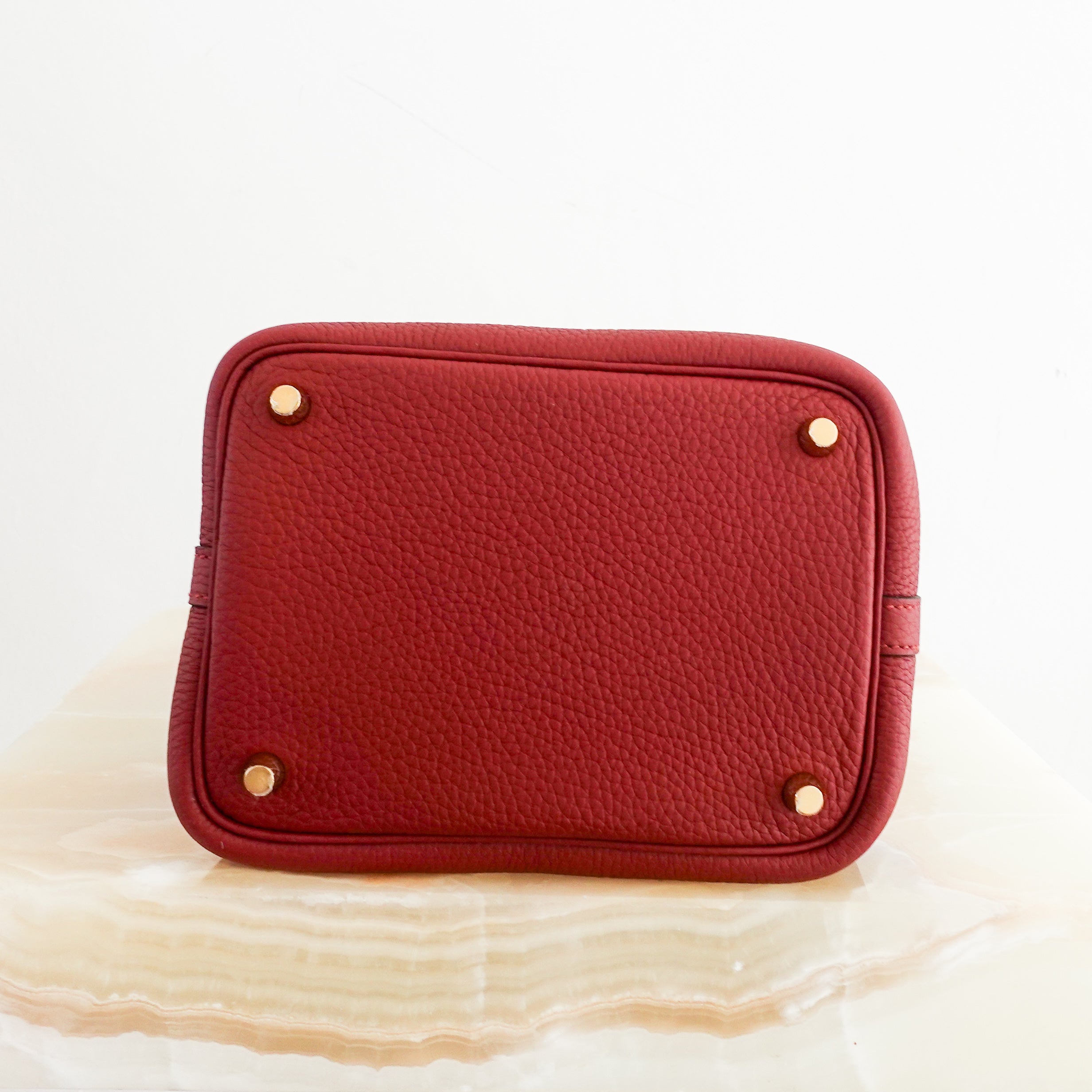 NEW Hermès Picotin Lock 18 Bag – Clemence Leather with Gold Hardware | Authentic Preloved
