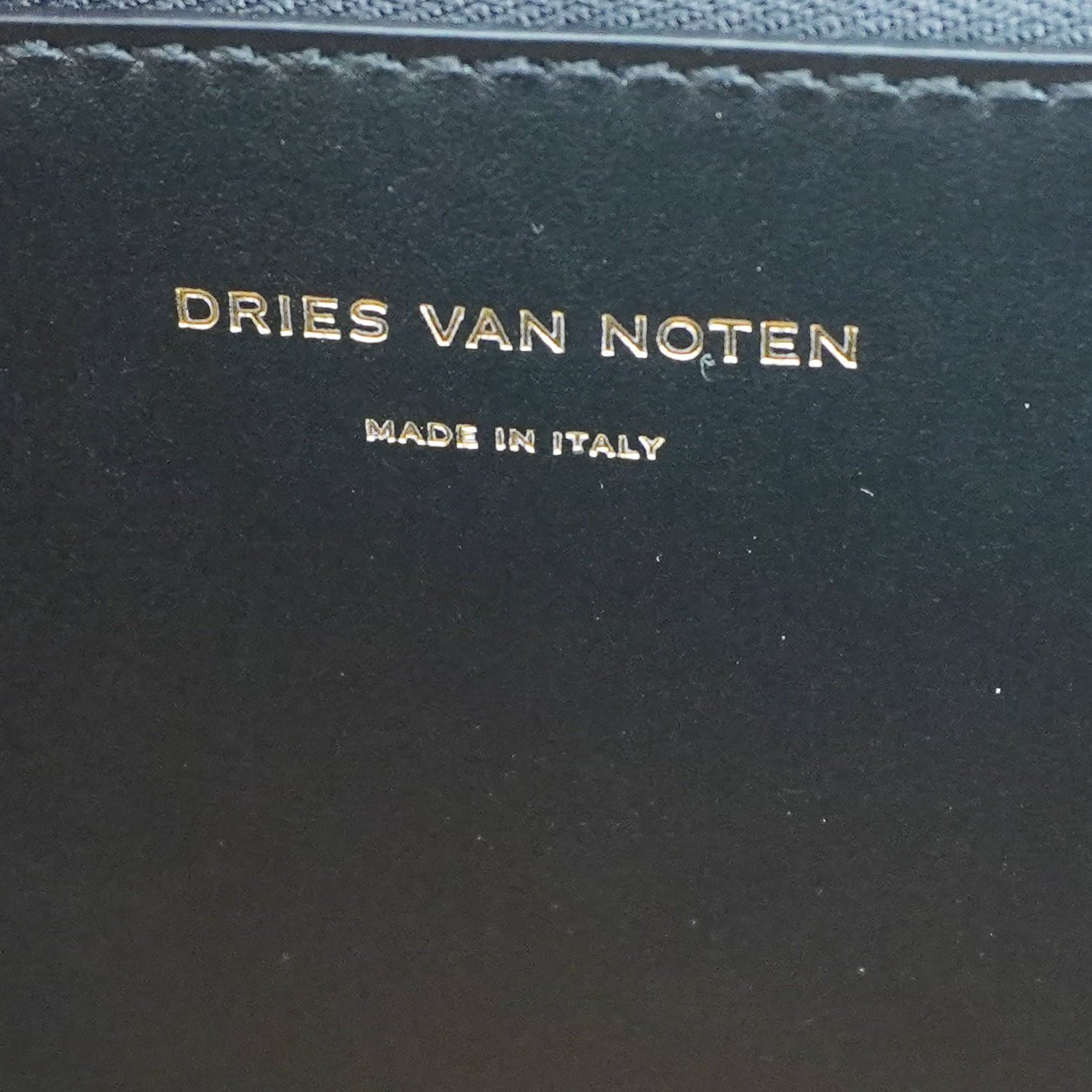 NEW Dries Van Noten Large Leather Bag with Resin Handle RRP £2100 | Authentic Preloved - Reloved Again