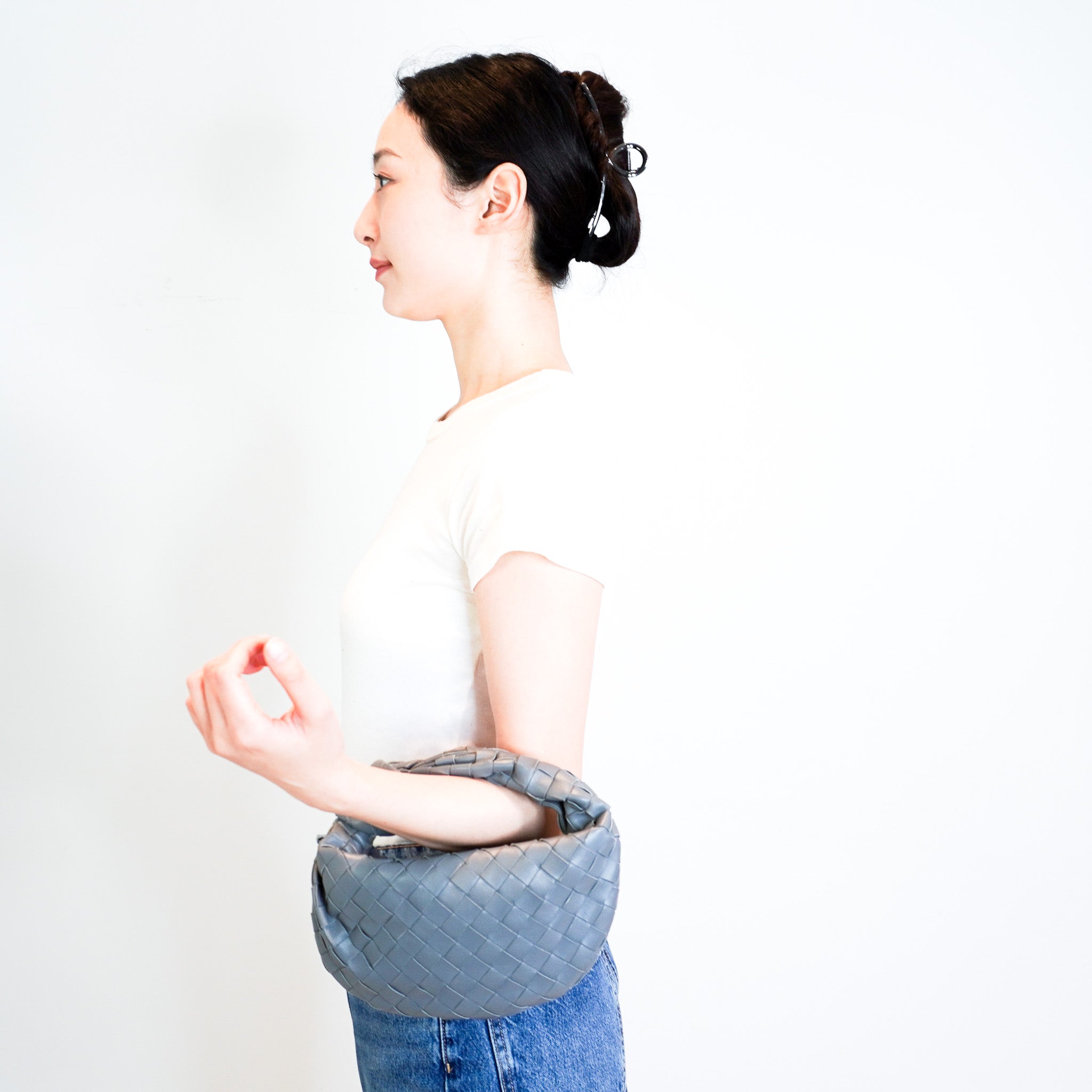 Bottega Veneta Mini Jodie Grey Bag RRP £2200 | Authentic Preloved