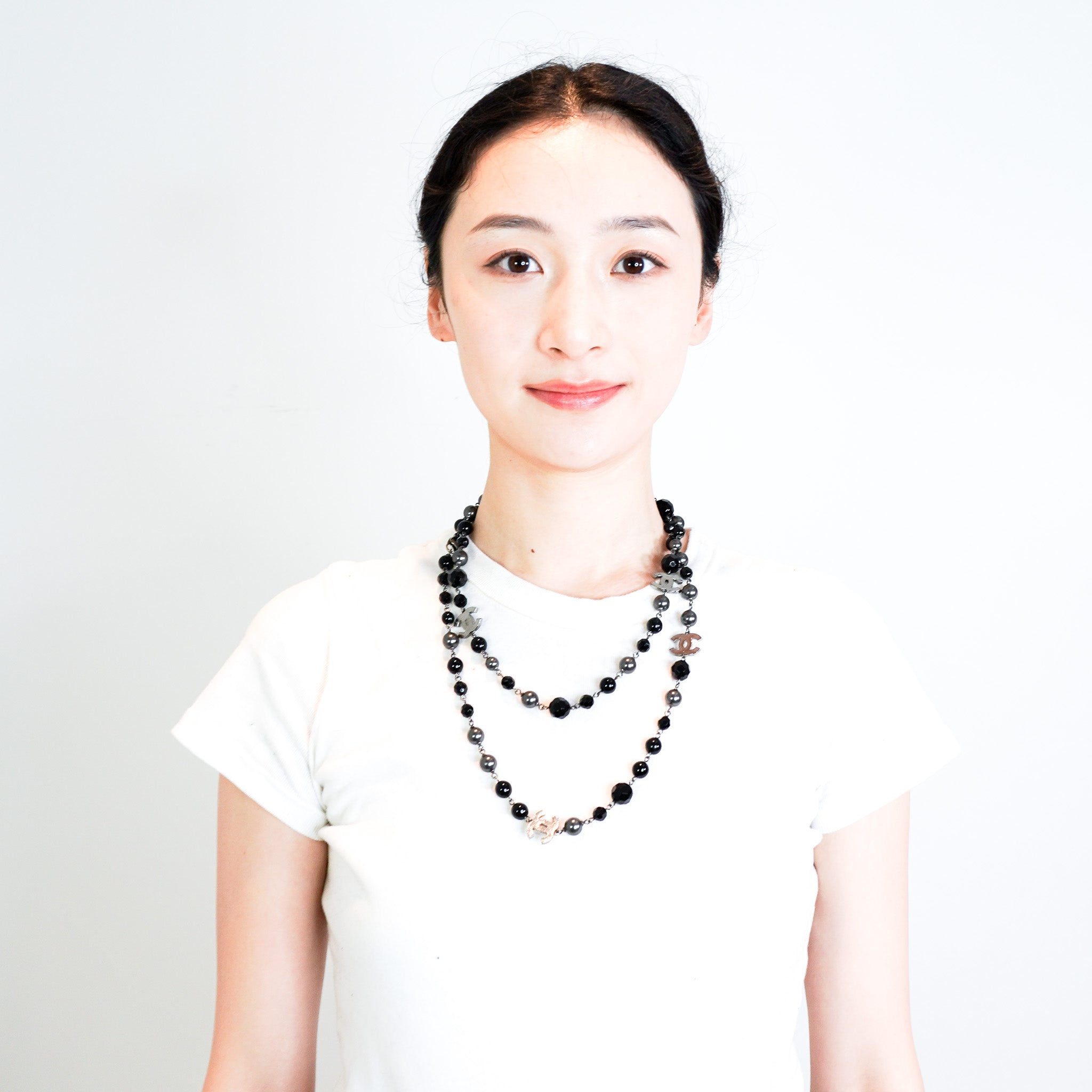 Chanel Long  Dark Pearl Necklace RRP £1200 | Authentic Preloved FINAL SALE