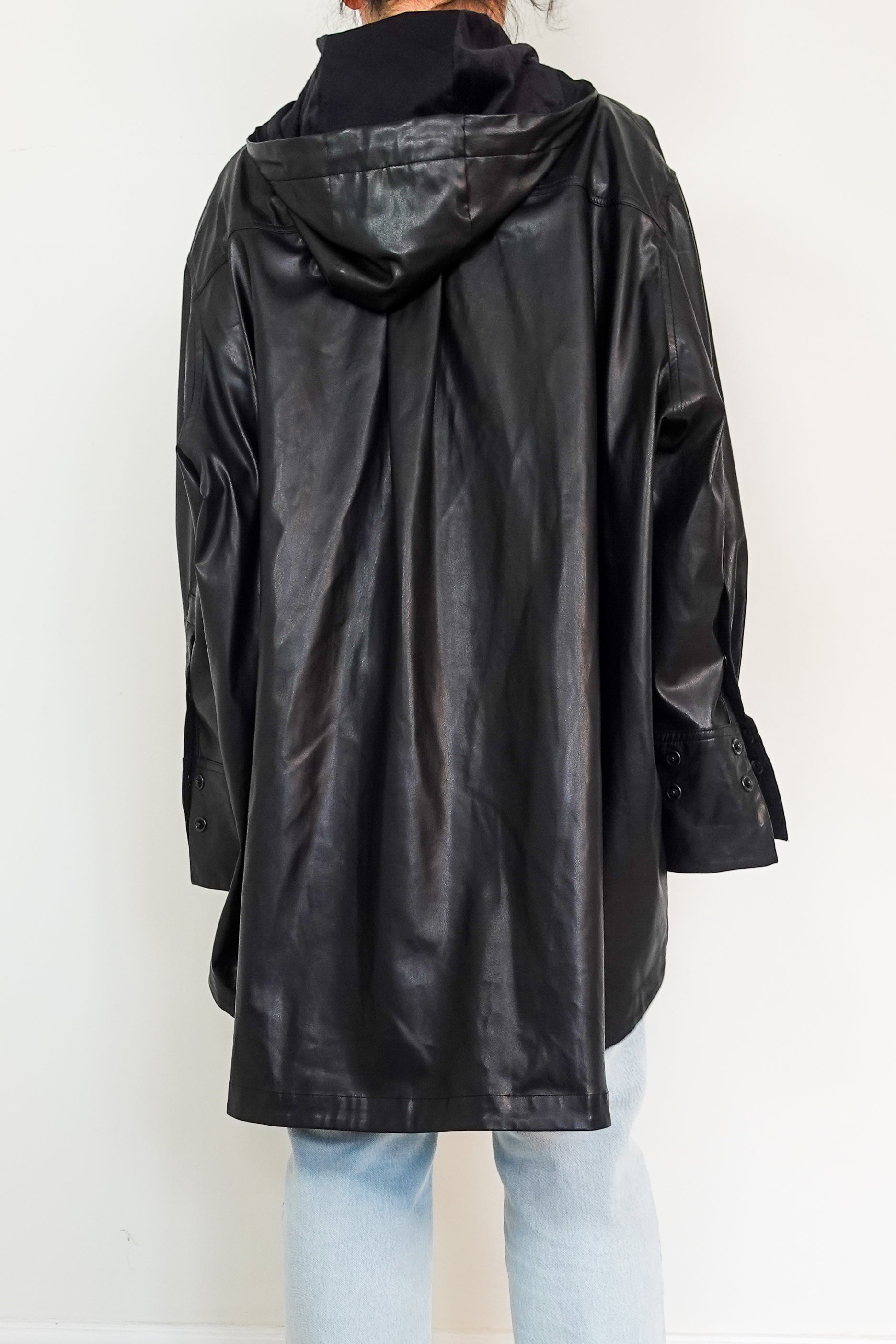 Black long jacket RRP £490