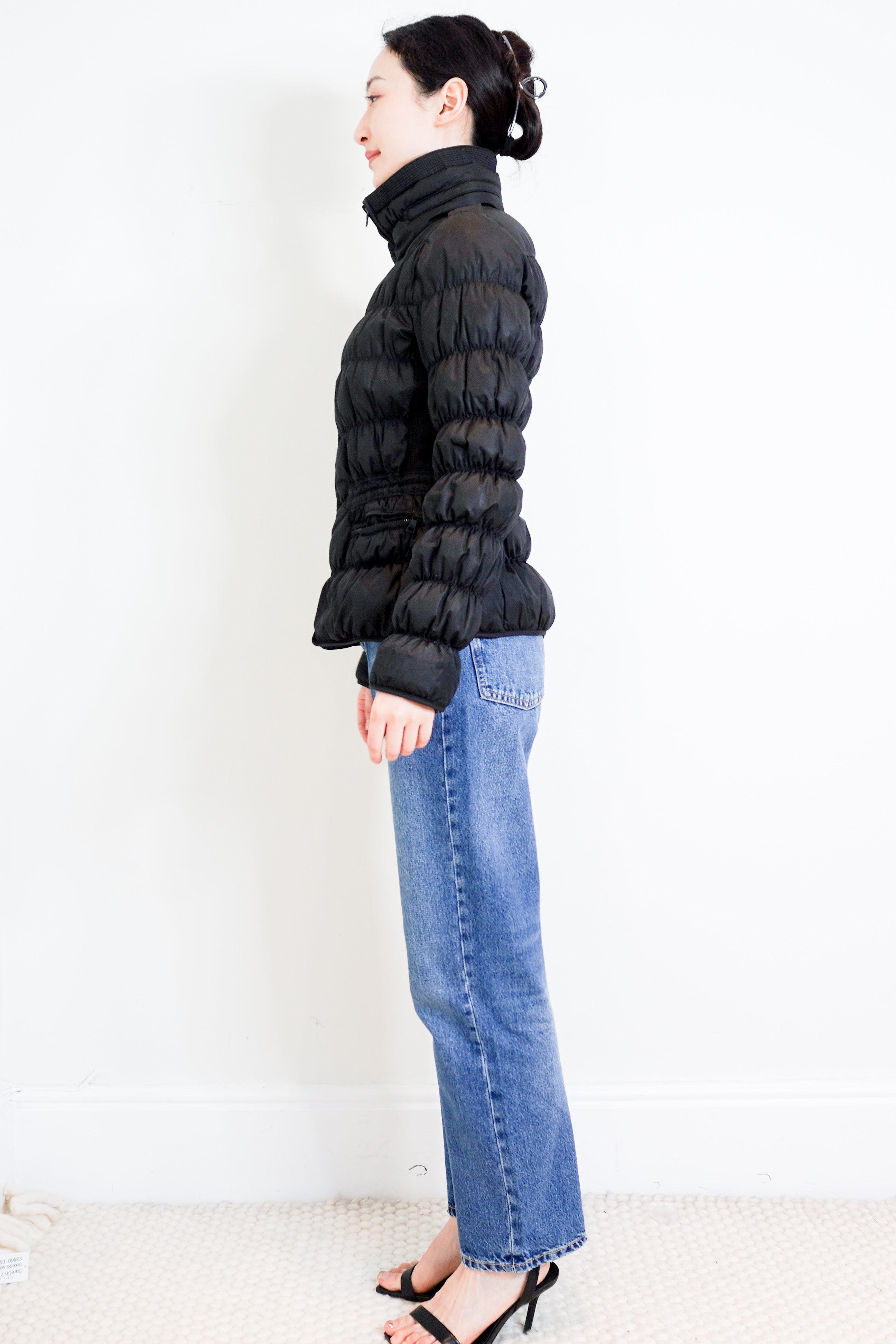 Burberry Black Puffer Down Jacket RRP £1200 | Authentic Preloved