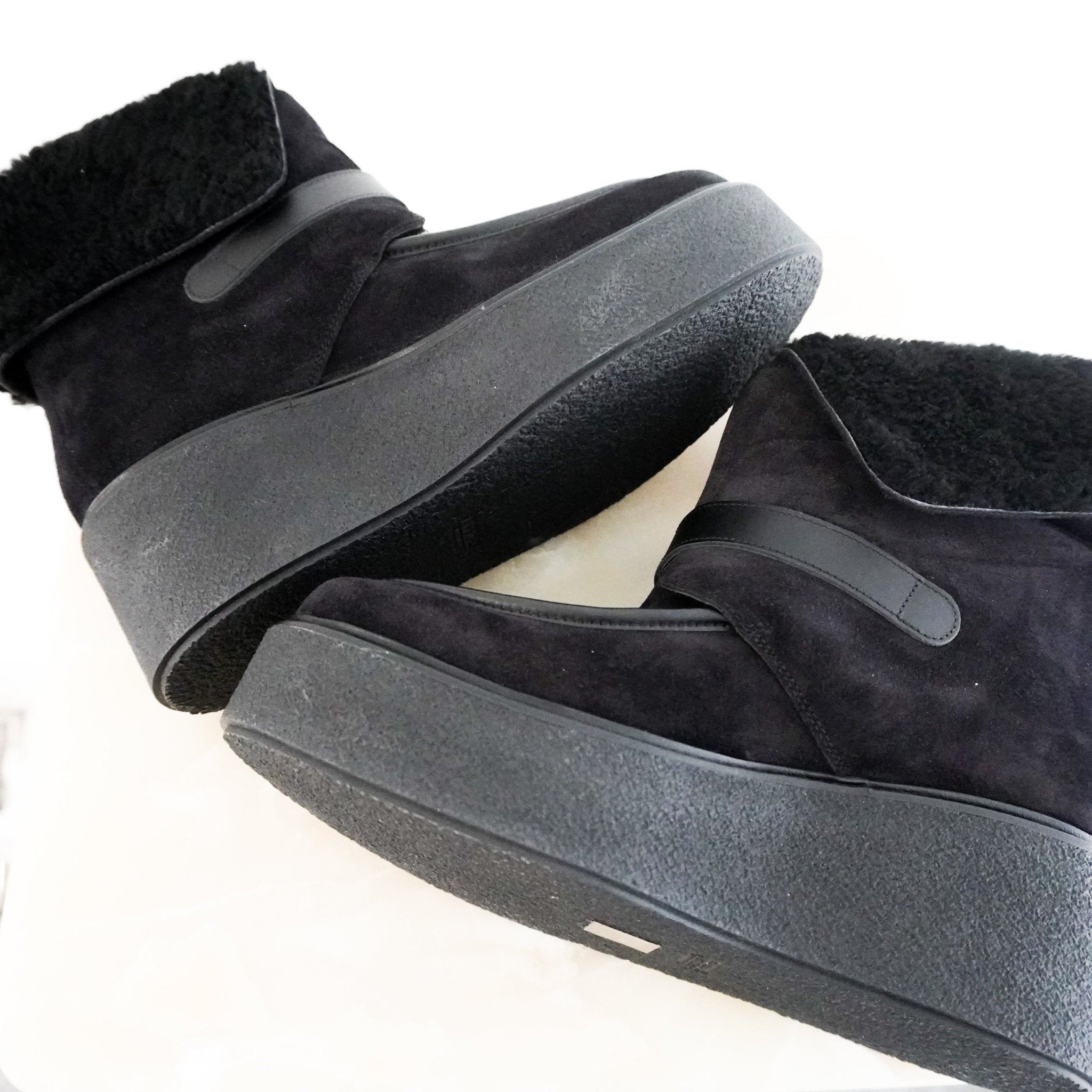 Hermès Hemisphere SUEDE Boots in Noir RRP £1490 | Authentic Preloved - Reloved Again