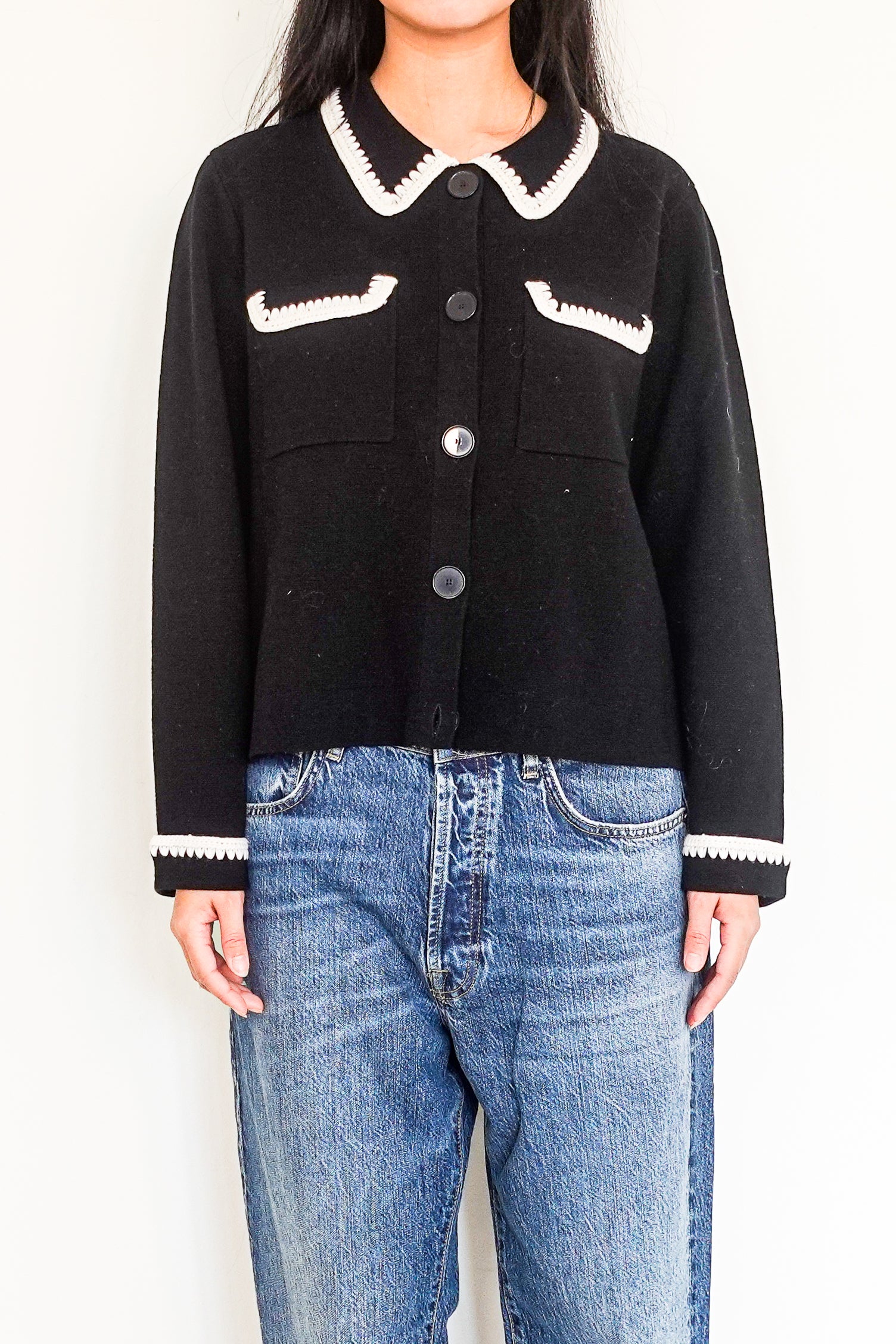 Black Wool cardigan RRP £125