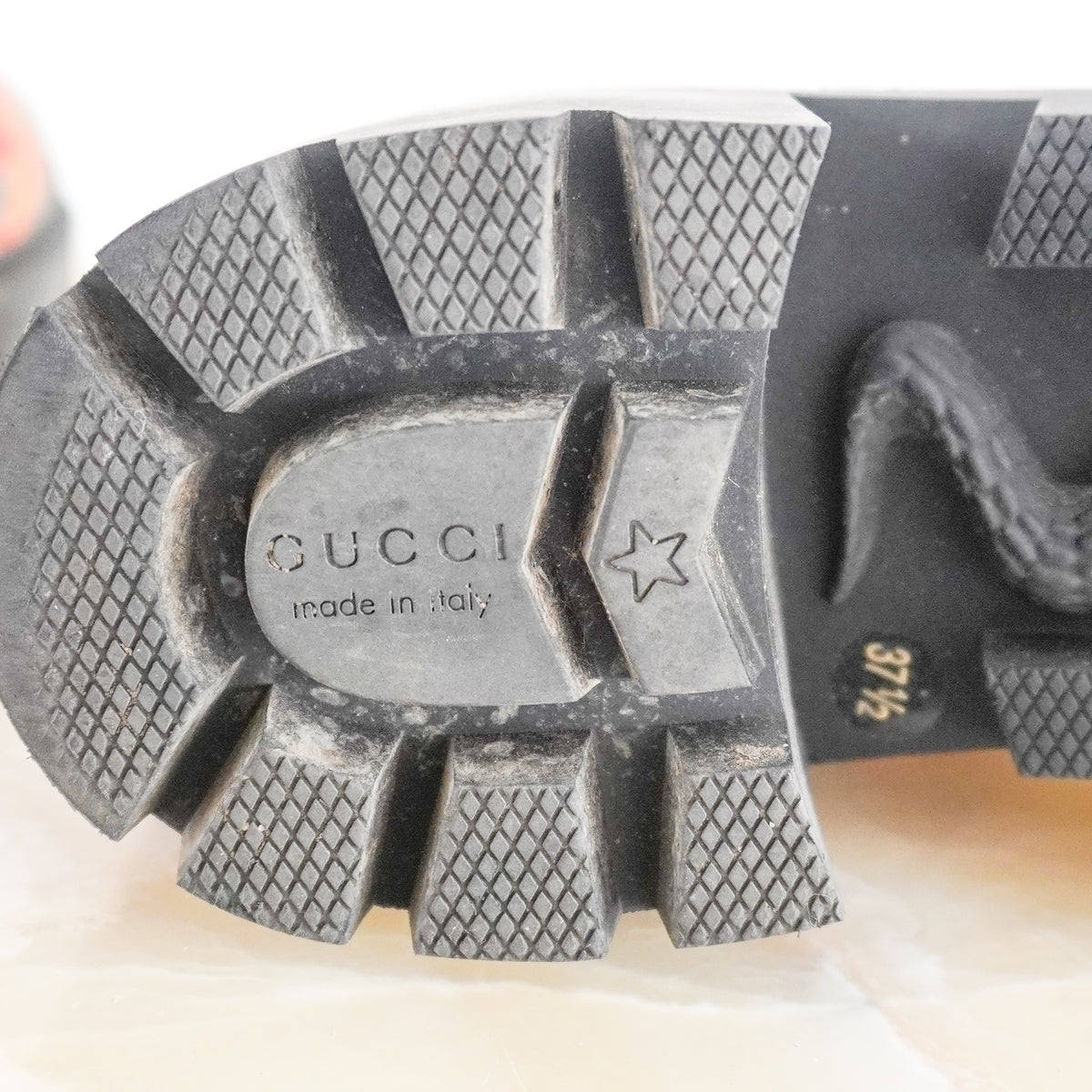 Gucci Flora Combat Ankle Boots (RRP £950) | Authentic Preloved