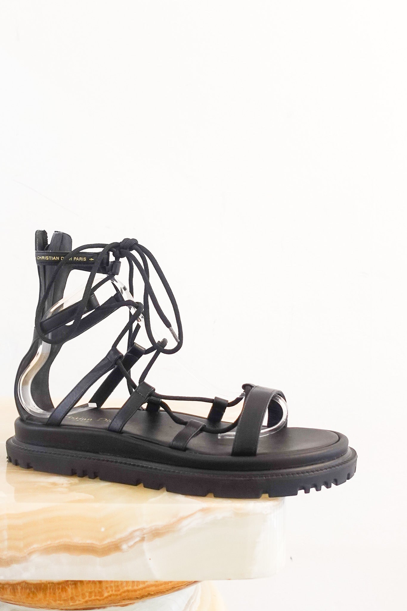 Lace up sandals RRP £900