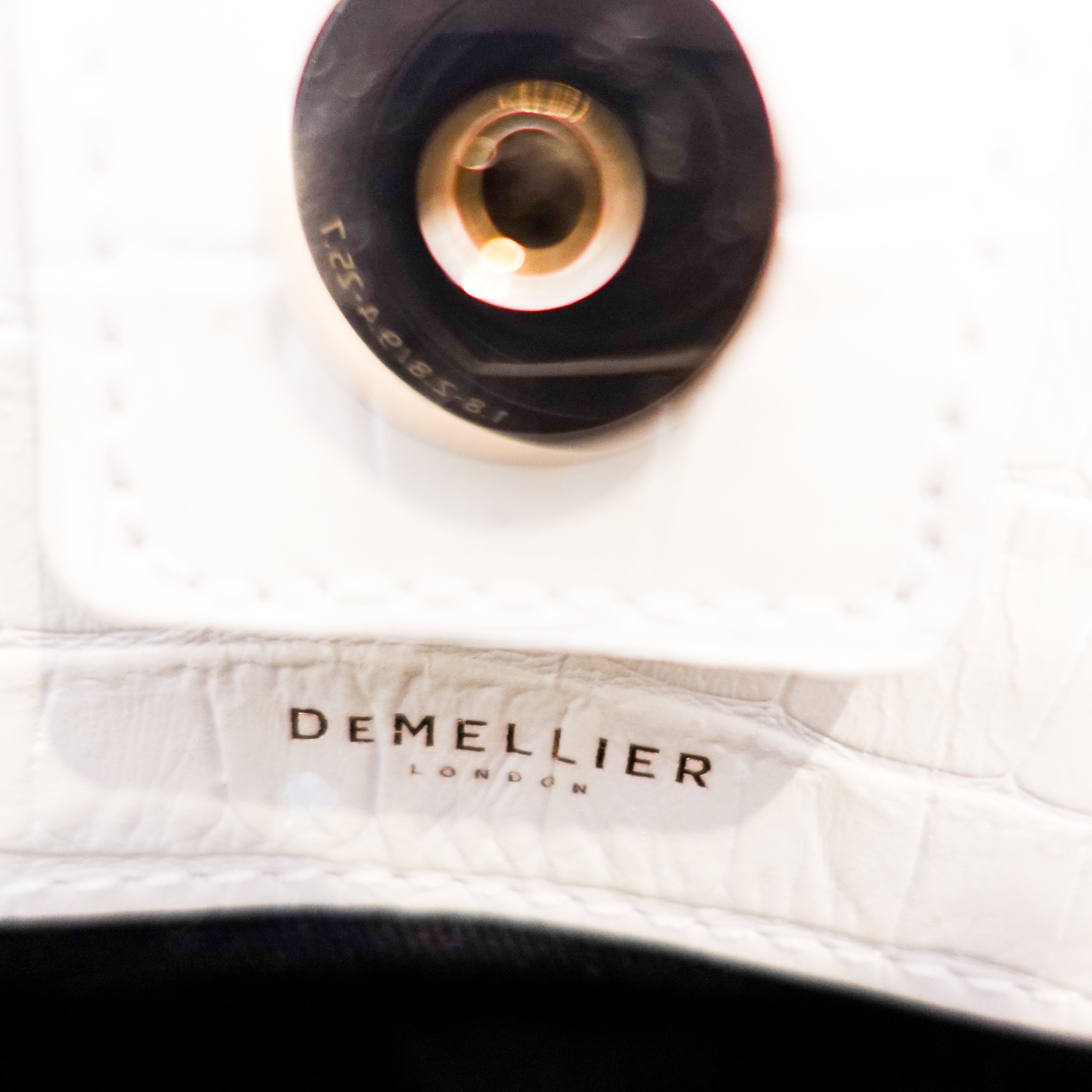 Demellier London Off White Crocodile Leather Tote Bag RRP £545 | Authentic Preloved