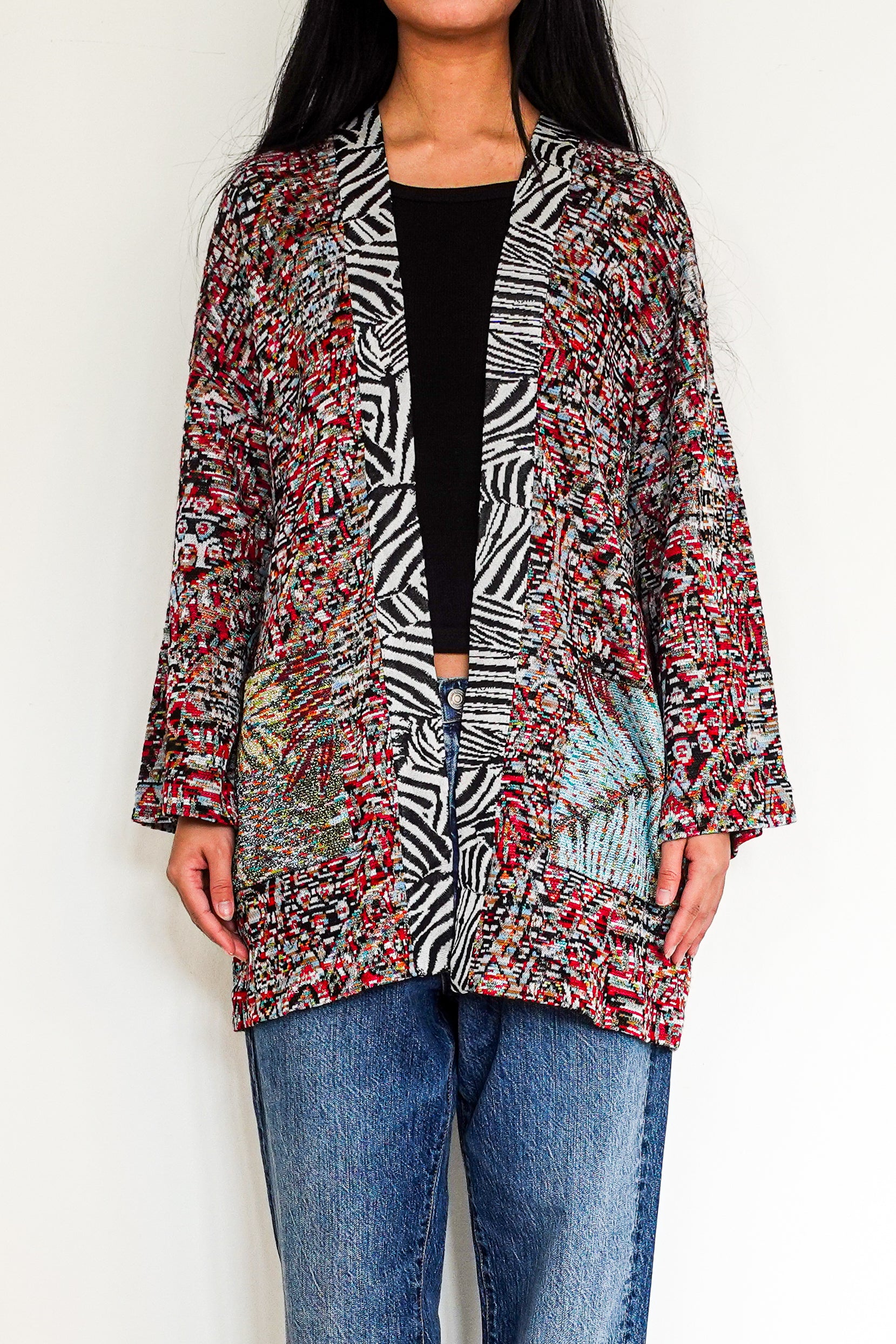 Wool Patterned Cardigan RRP £780