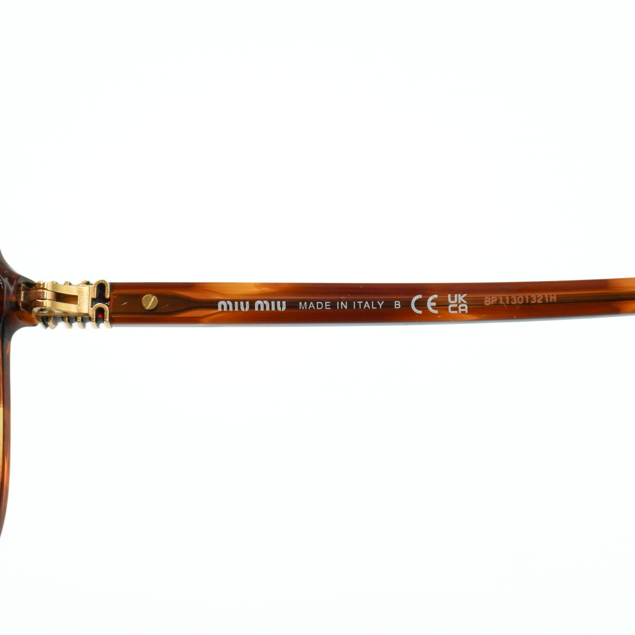 Miu Miu Regard Brown Tortoiseshell Sunglasses SMUB01 (RRP £360) | Authentic Preloved FINAL SALE
