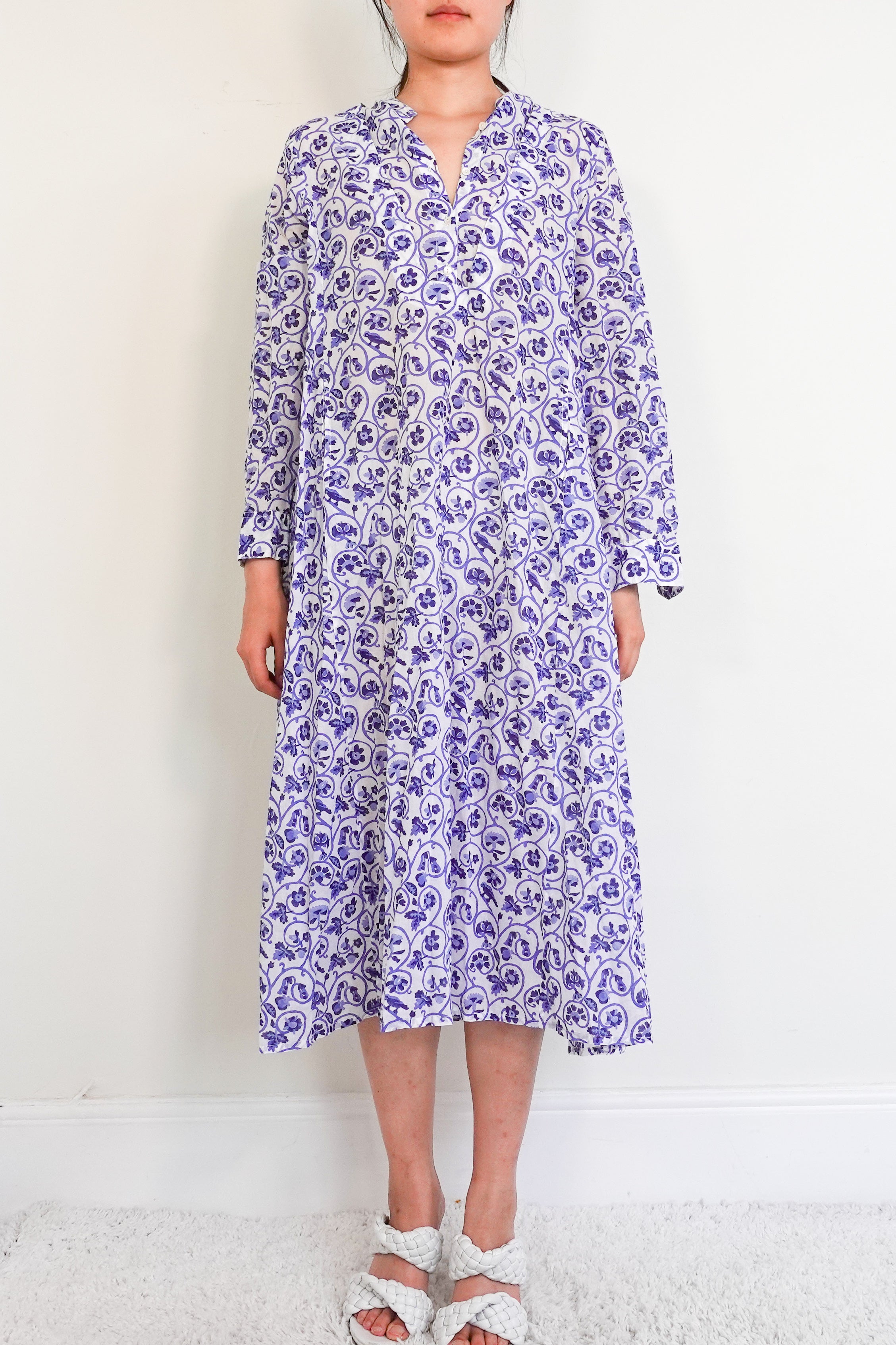 Blue floral midi RRP £400