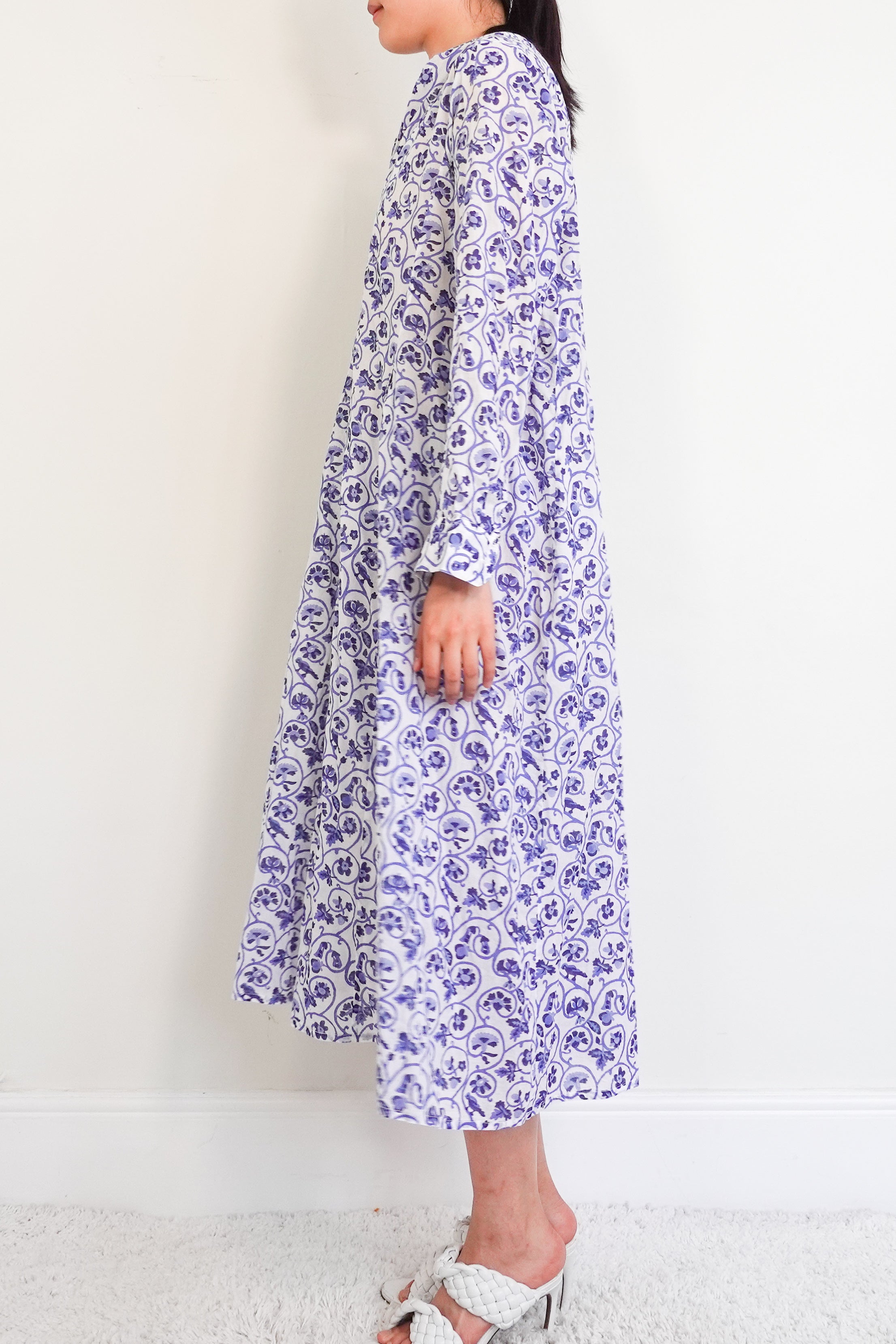 Blue floral midi RRP £400
