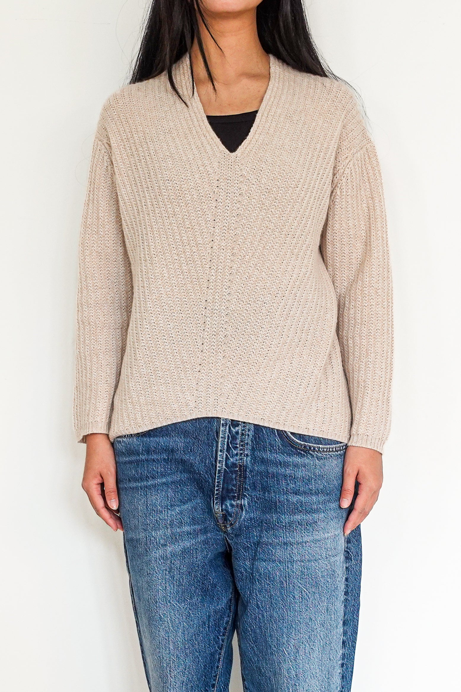 Beige Cashmere Jumper RRP £400