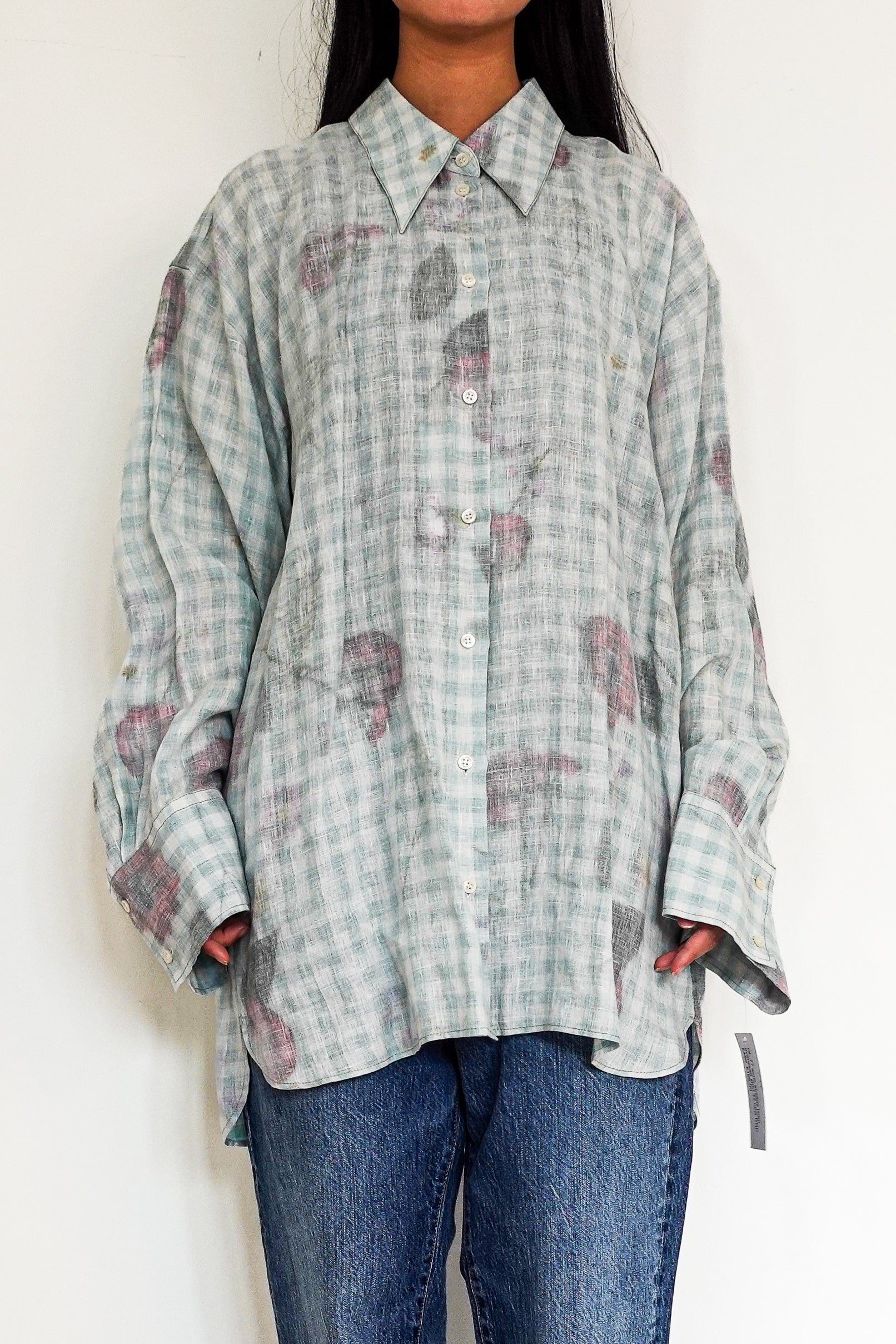 NEW Faded linen shirt RRP £460