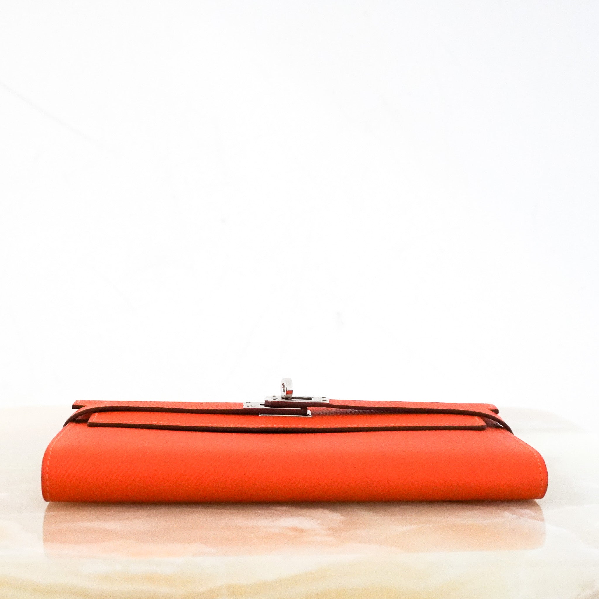 NEW Hermès Kelly Wallet in Orange RRP £2100 | Authentic Preloved - Reloved Again