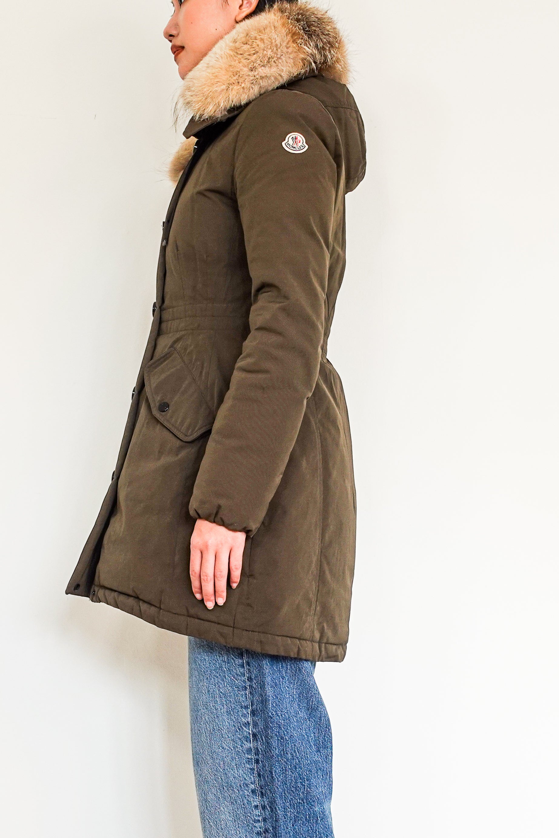 Khaki Green Aredhel Parka Coat RRP £1680