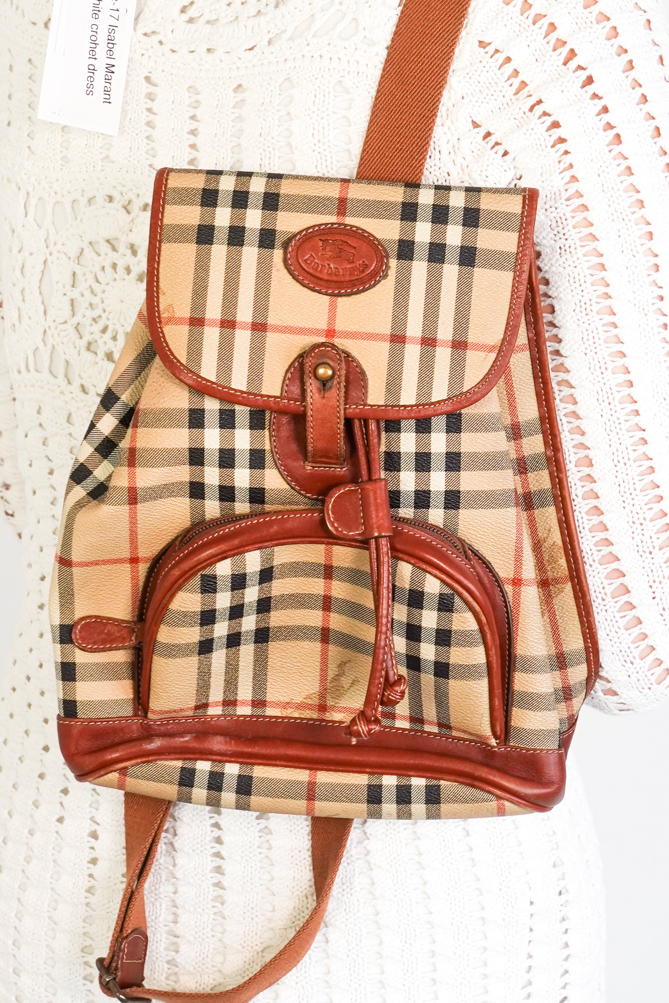 Beige Backpack RRP £1k