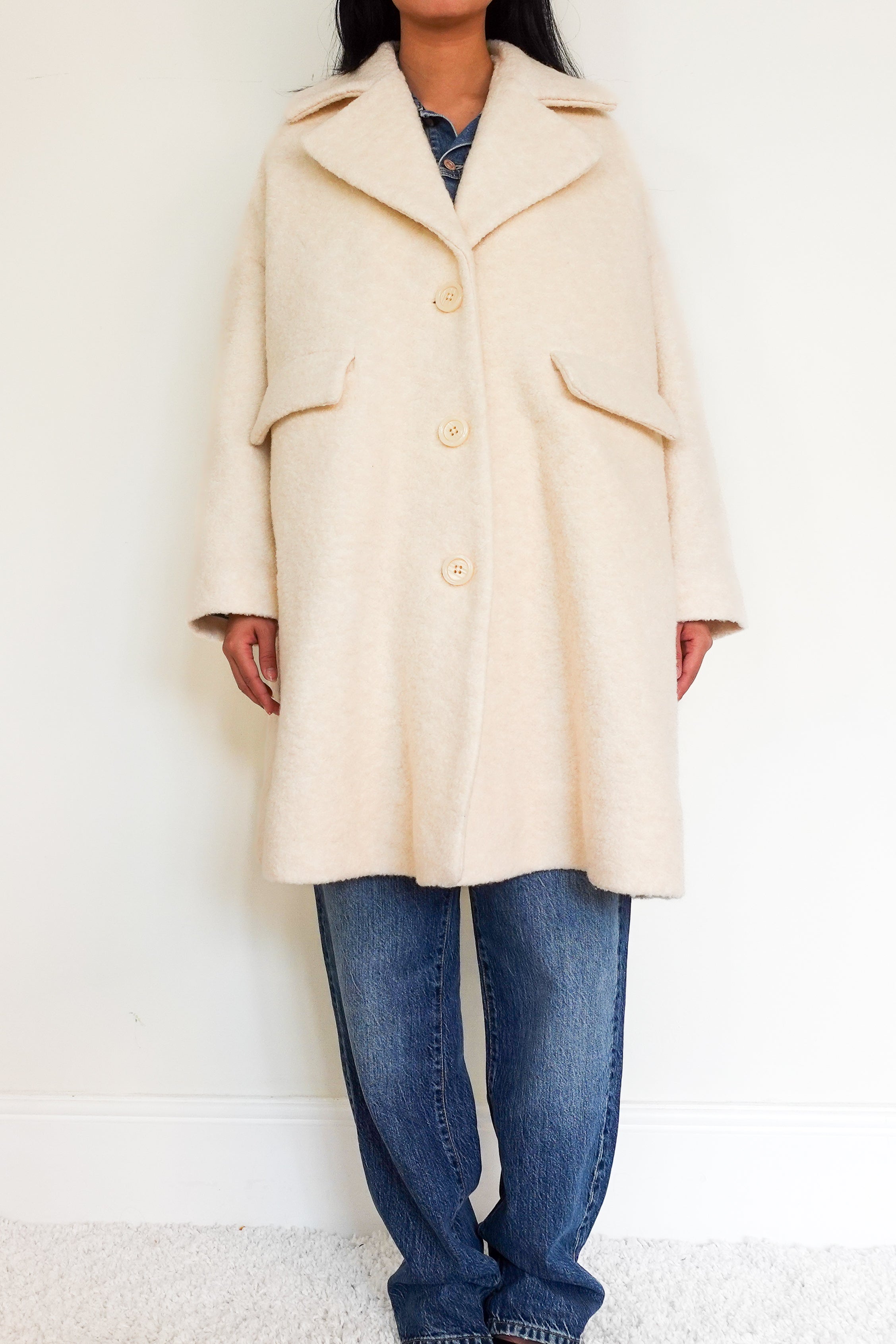 NEW Cream Fenn coat RRP £400