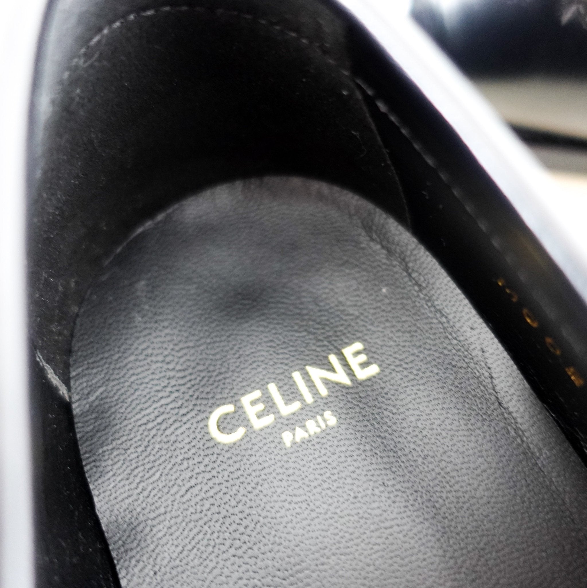 CÉLINE LUCO Black Loafers – Authentic Designer Shoes RRP £850 | Authentic Preloved
