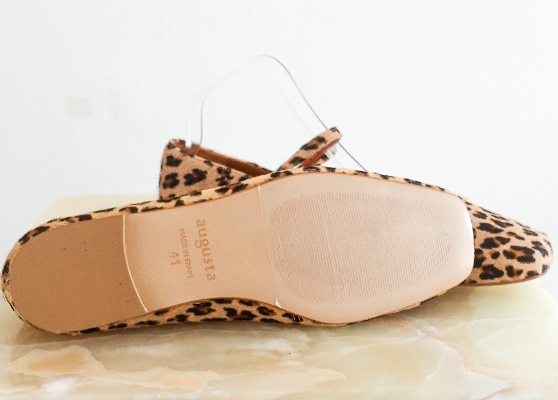 Leopard print flats RRP £175