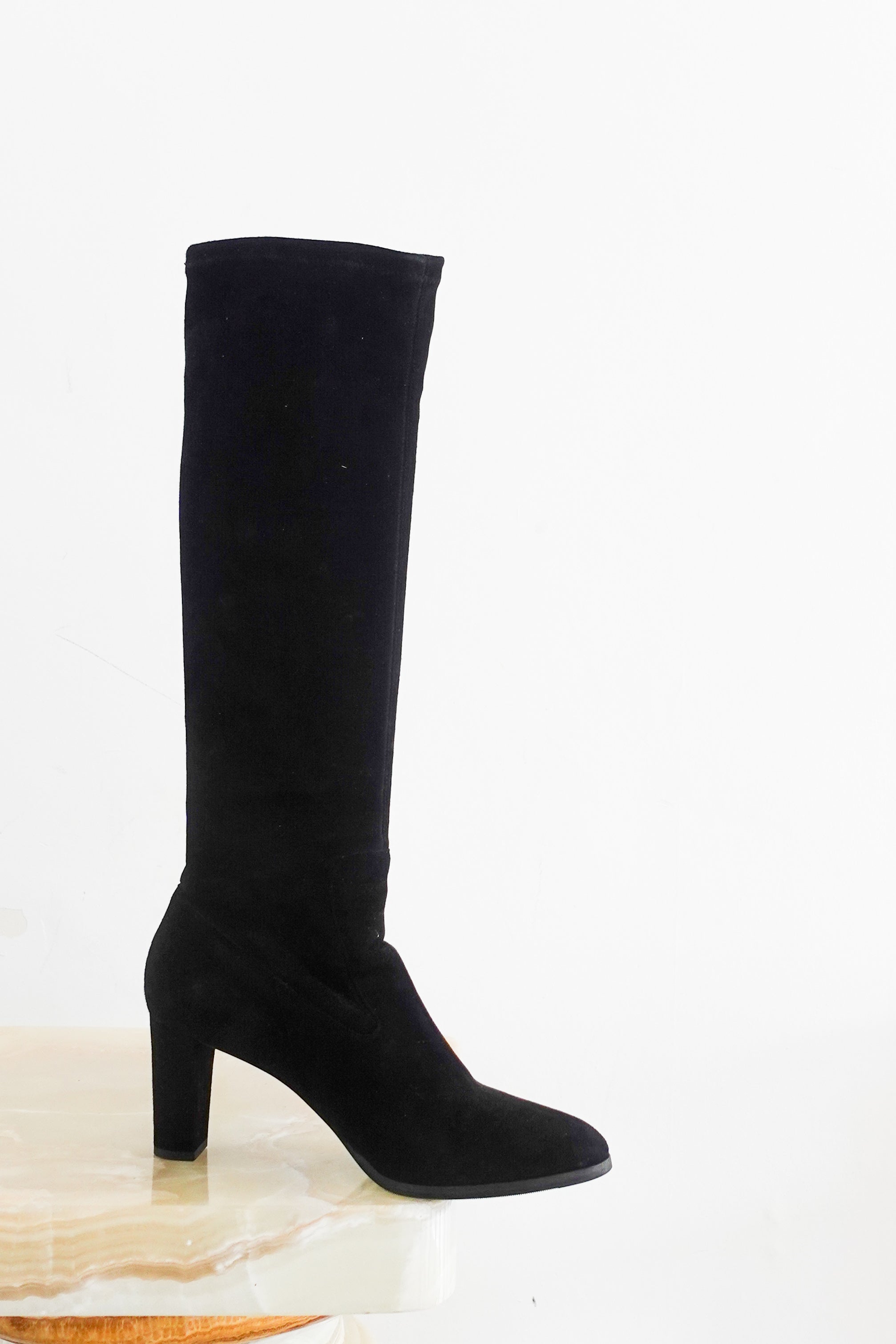 Kiran black suede boots RRP £495