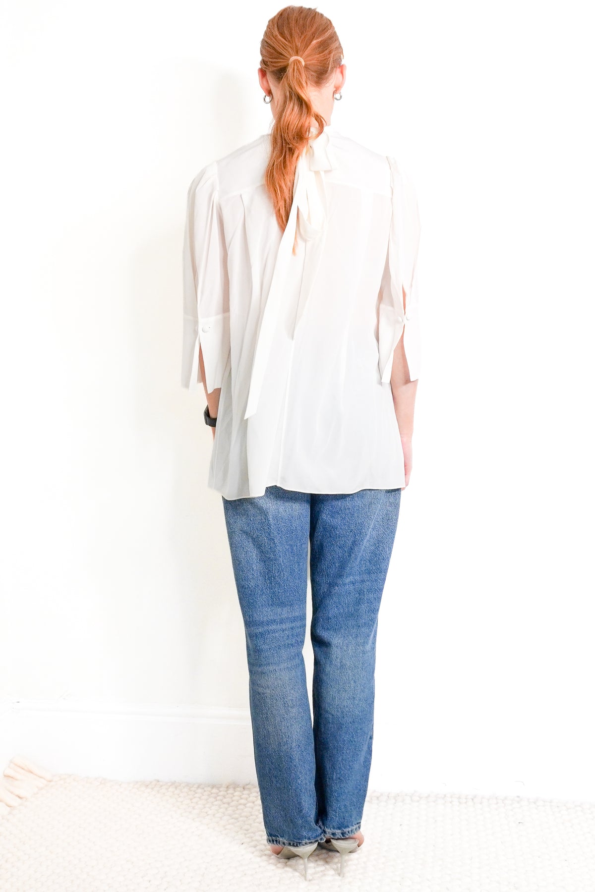 Givenchy White Blouse (RRP £1200) | Authentic Preloved